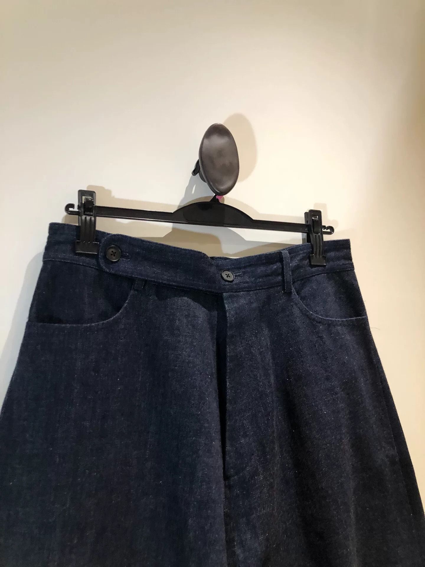 Jan Jan Van Essche O PROJECT Wide Leg Raw Denim Size US 34 / EU 50 - 3 Thumbnail
