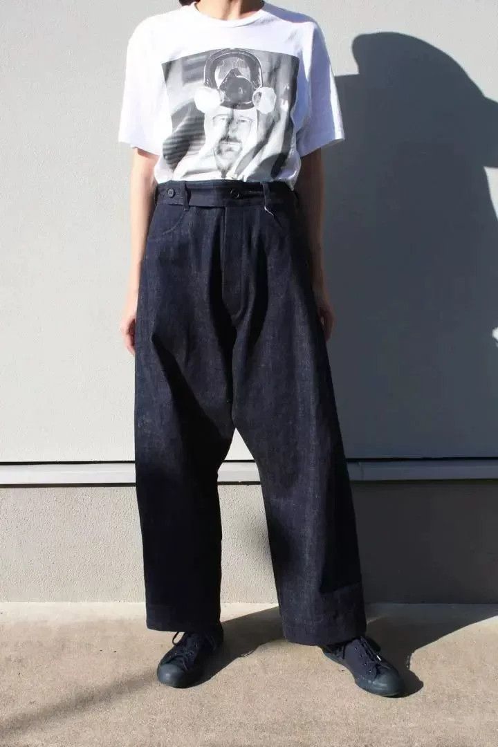 Jan Jan Van Essche O PROJECT Wide Leg Raw Denim Size US 34 / EU 50 - 7 Thumbnail