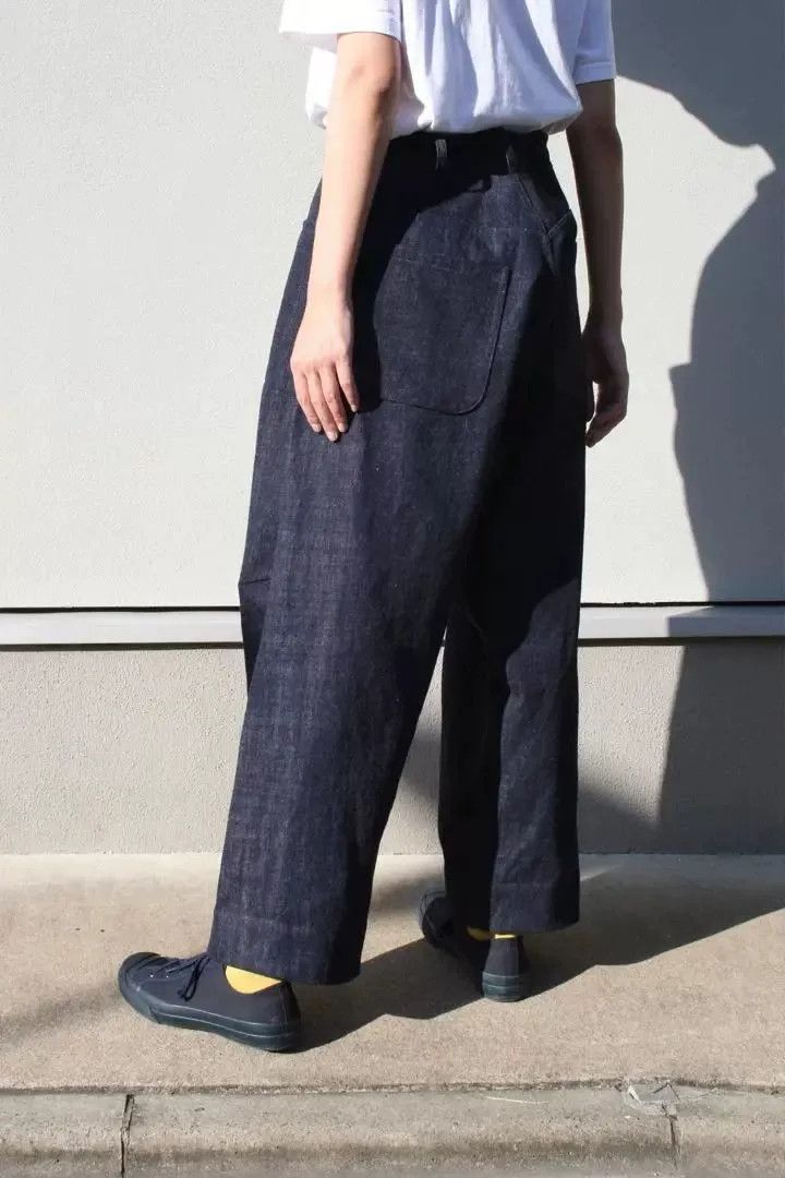 Jan Jan Van Essche O PROJECT Wide Leg Raw Denim Size US 34 / EU 50 - 8 Thumbnail