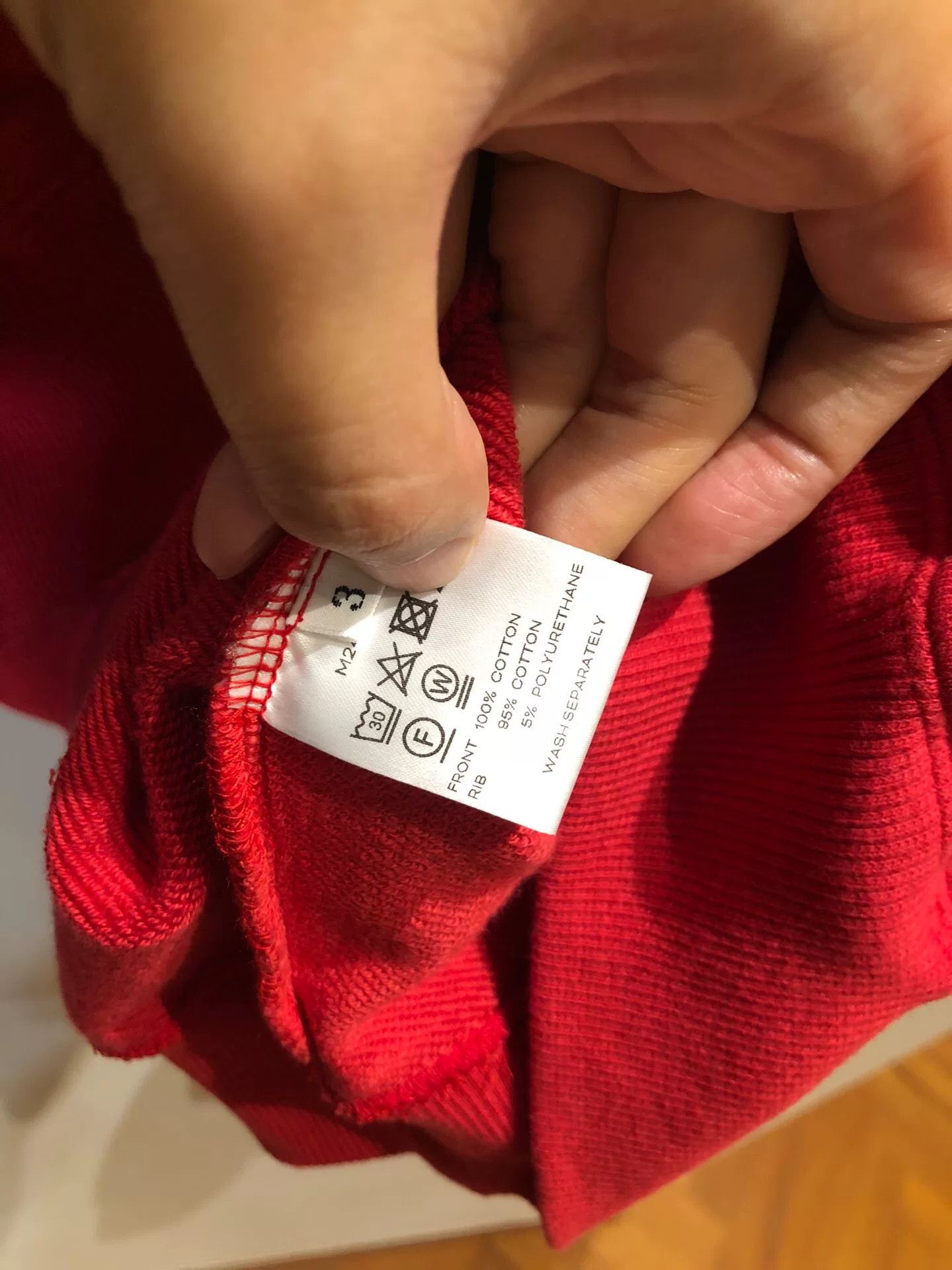 Fujito MATSUFUJI Red Pullover Hoodie Size US L / EU 52-54 / 3 - 7 Thumbnail