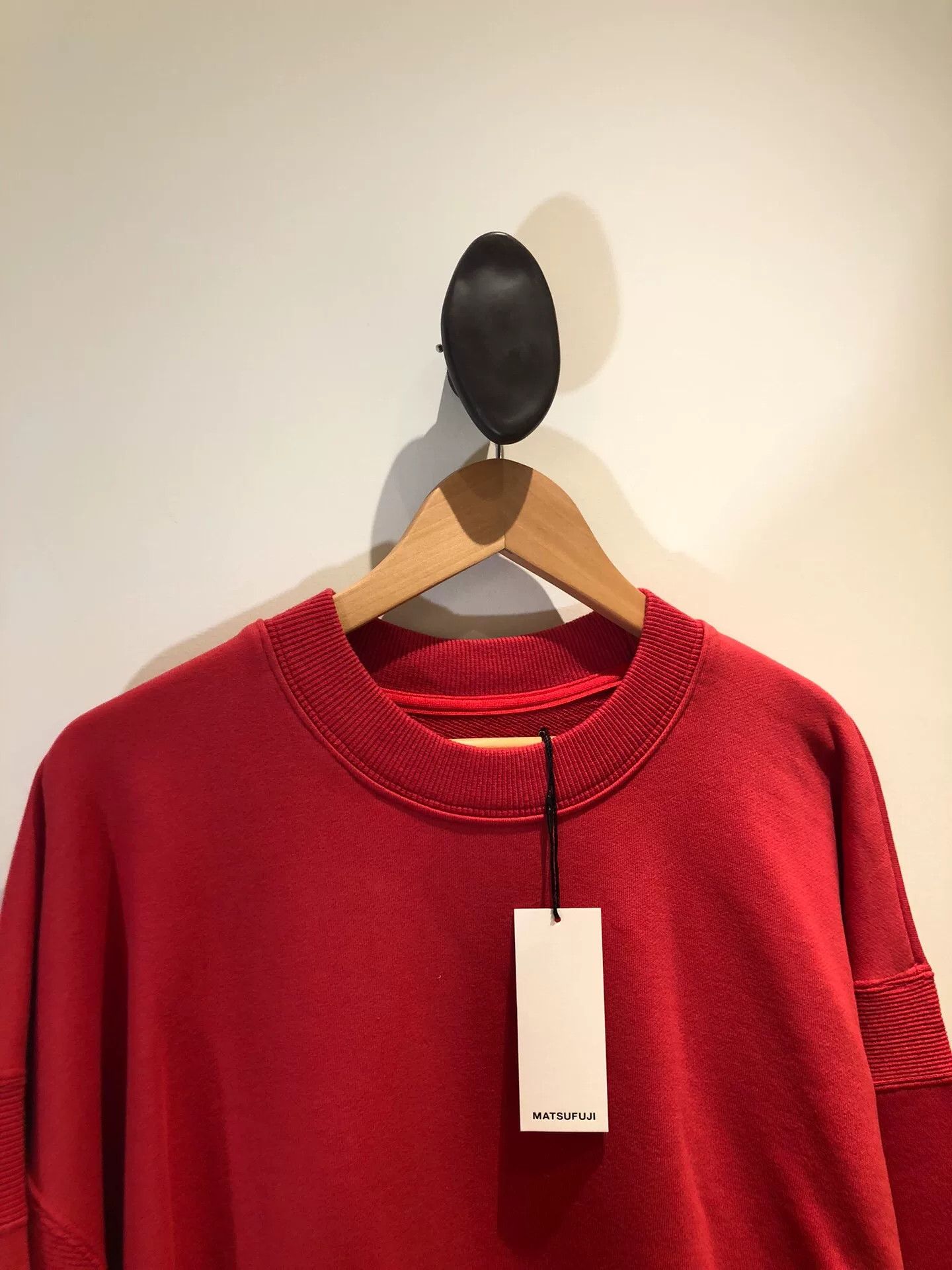 Fujito MATSUFUJI Red Pullover Hoodie Size US L / EU 52-54 / 3 - 3 Thumbnail