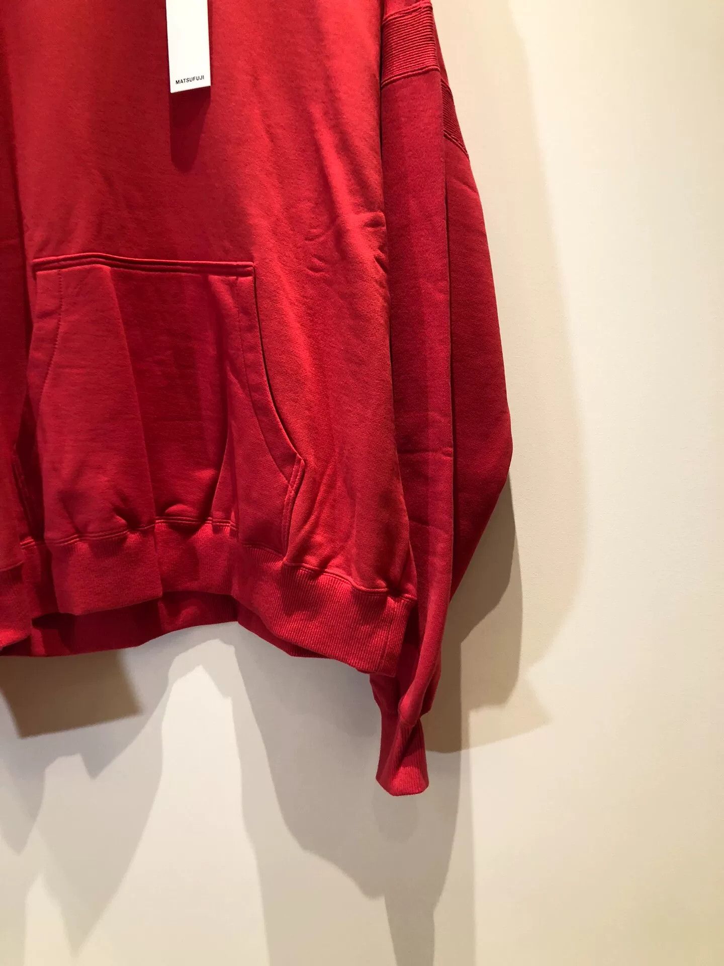 Fujito MATSUFUJI Red Pullover Hoodie Size US L / EU 52-54 / 3 - 4 Thumbnail