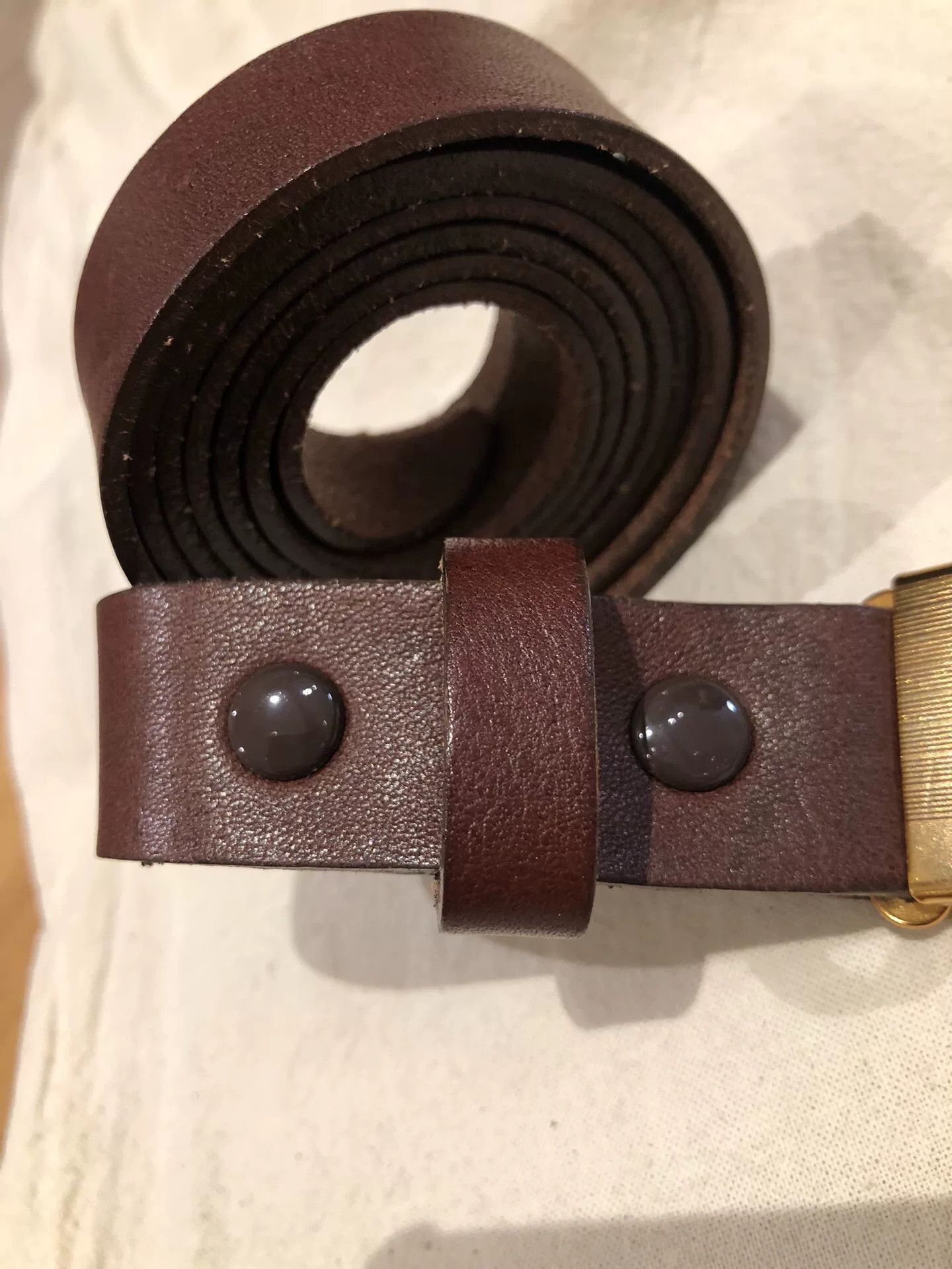 Taiga Takahashi T.T Taiga Takahashi Leather Belt Size ONE SIZE - 2 Thumbnail