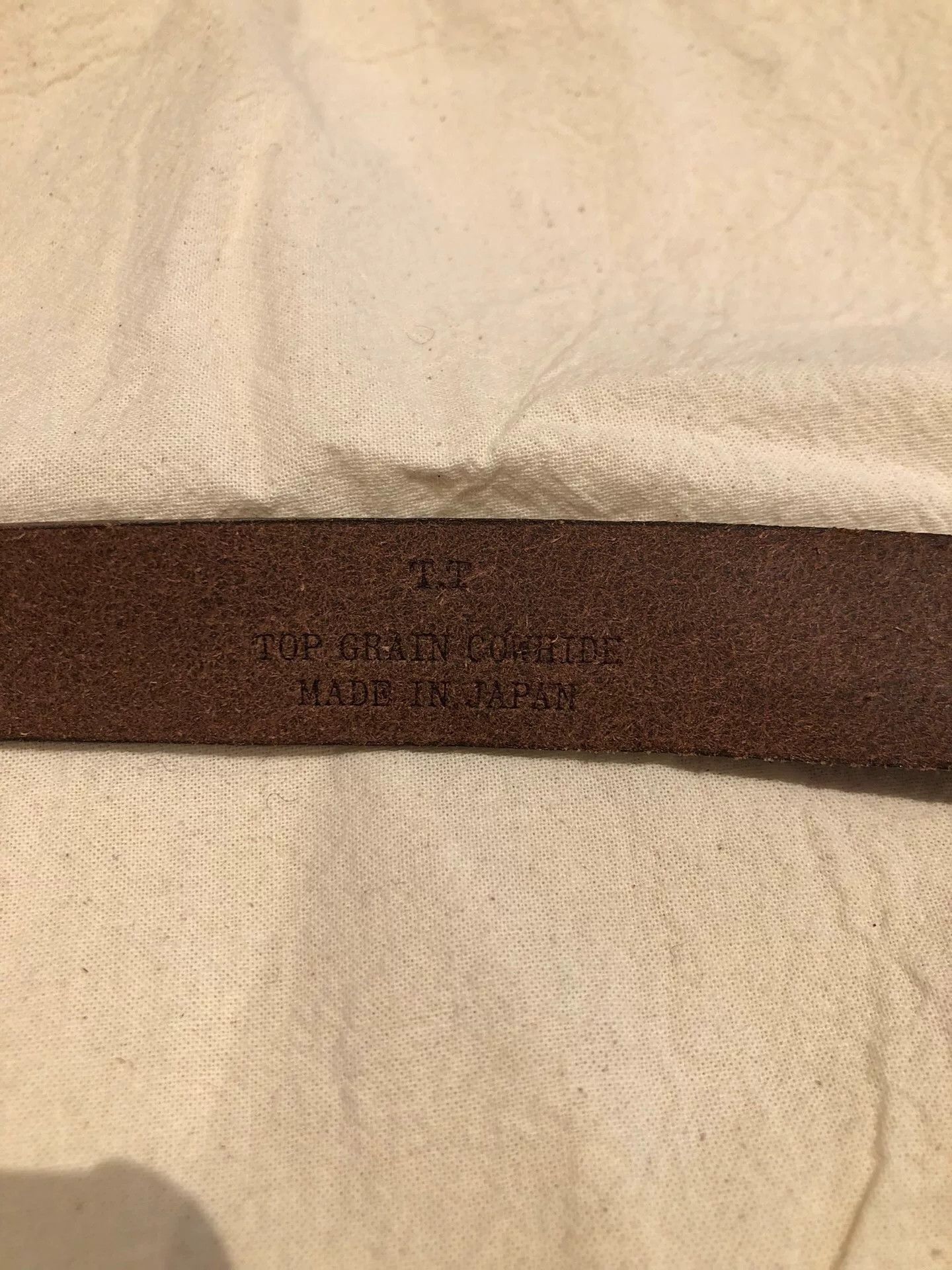 Taiga Takahashi T.T Taiga Takahashi Leather Belt Size ONE SIZE - 5 Thumbnail