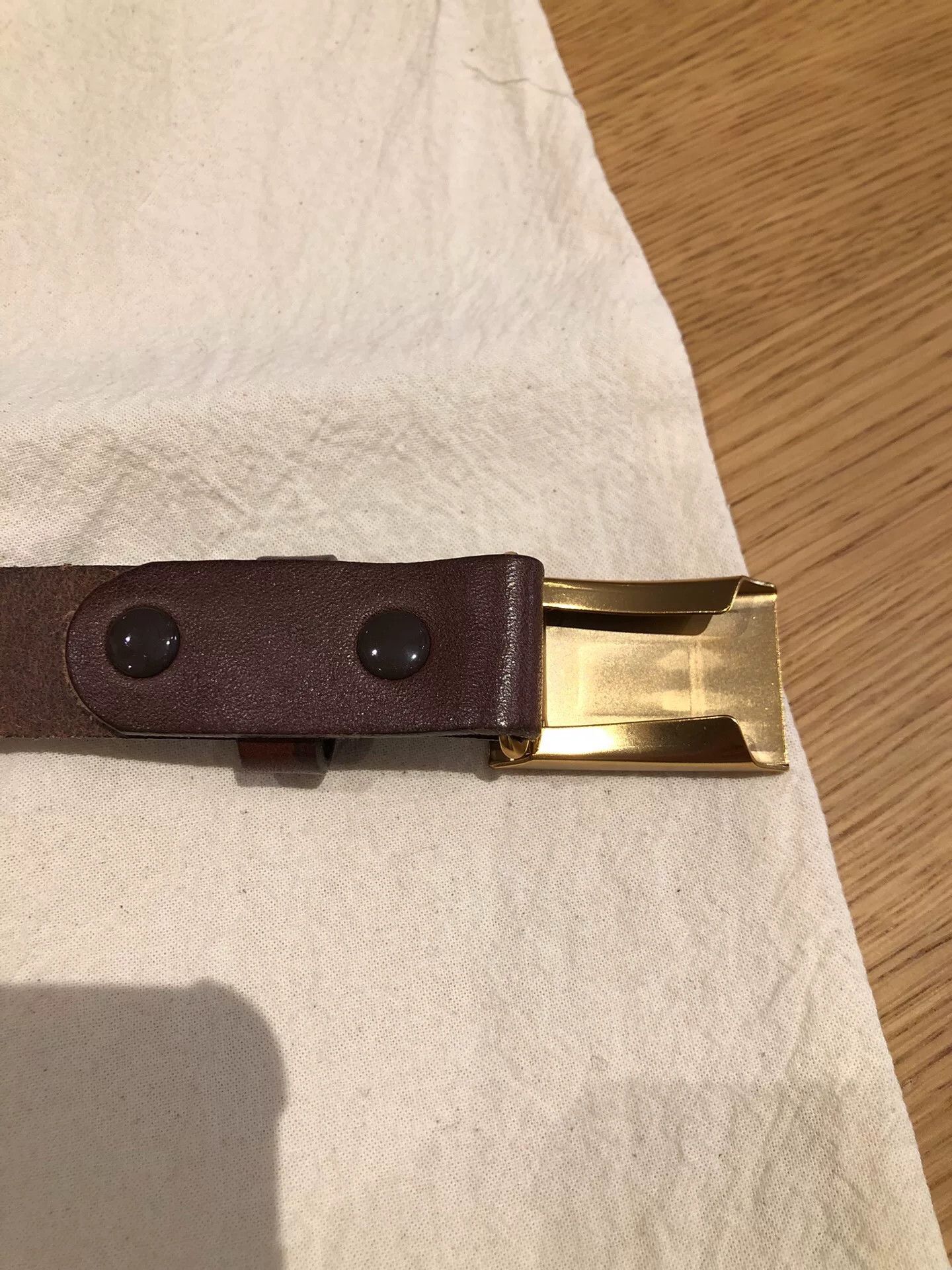 Taiga Takahashi T.T Taiga Takahashi Leather Belt Size ONE SIZE - 4 Thumbnail
