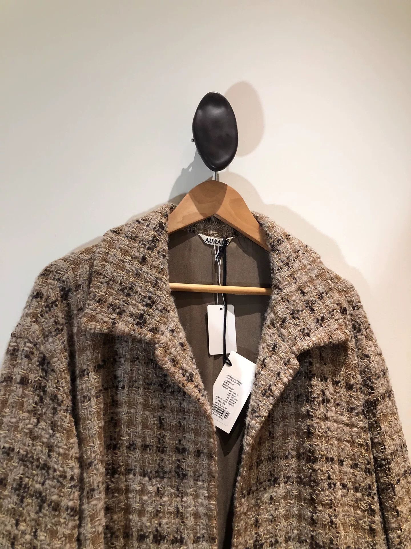 Auralee AURALEE Homespun Tweed Blouson Size XL / US 12-14 / IT 48-50 - 3 Thumbnail