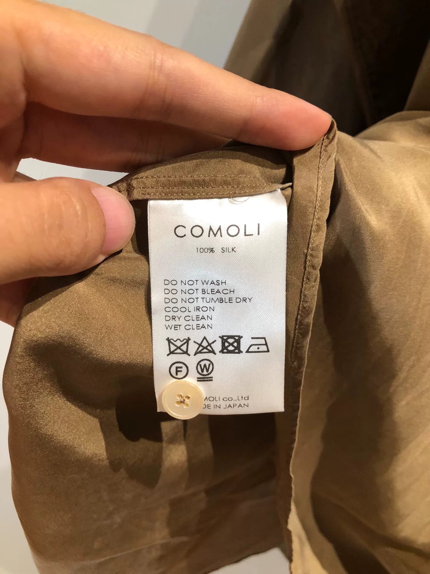 Comoli COMOLI Japan Silk Shirt Size US L / EU 52-54 / 3 - 8 Thumbnail