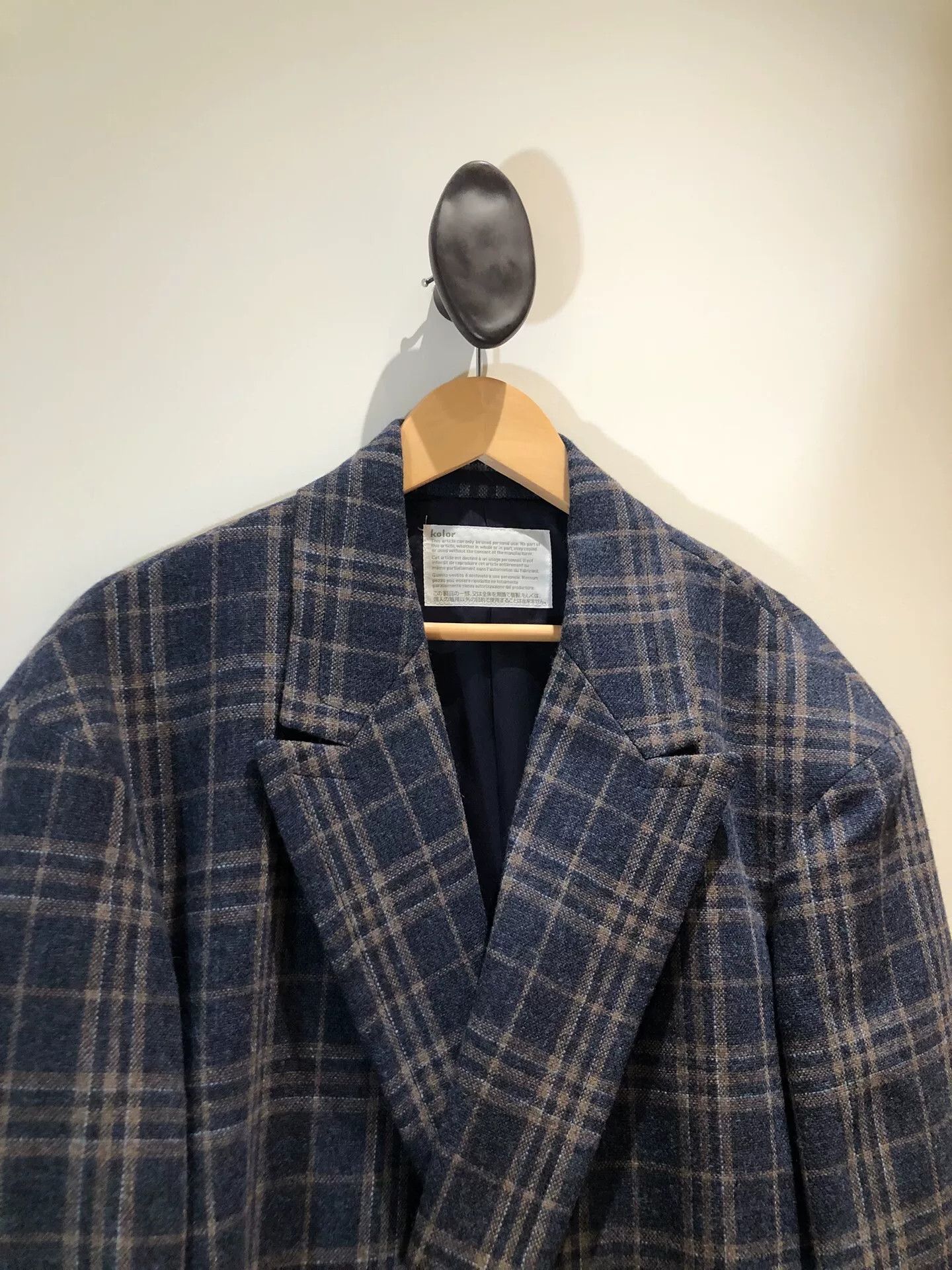 Kolor KOLOR Double-Breasted Plaid Blazer Size US L / EU 52-54 / 3 - 3 Thumbnail