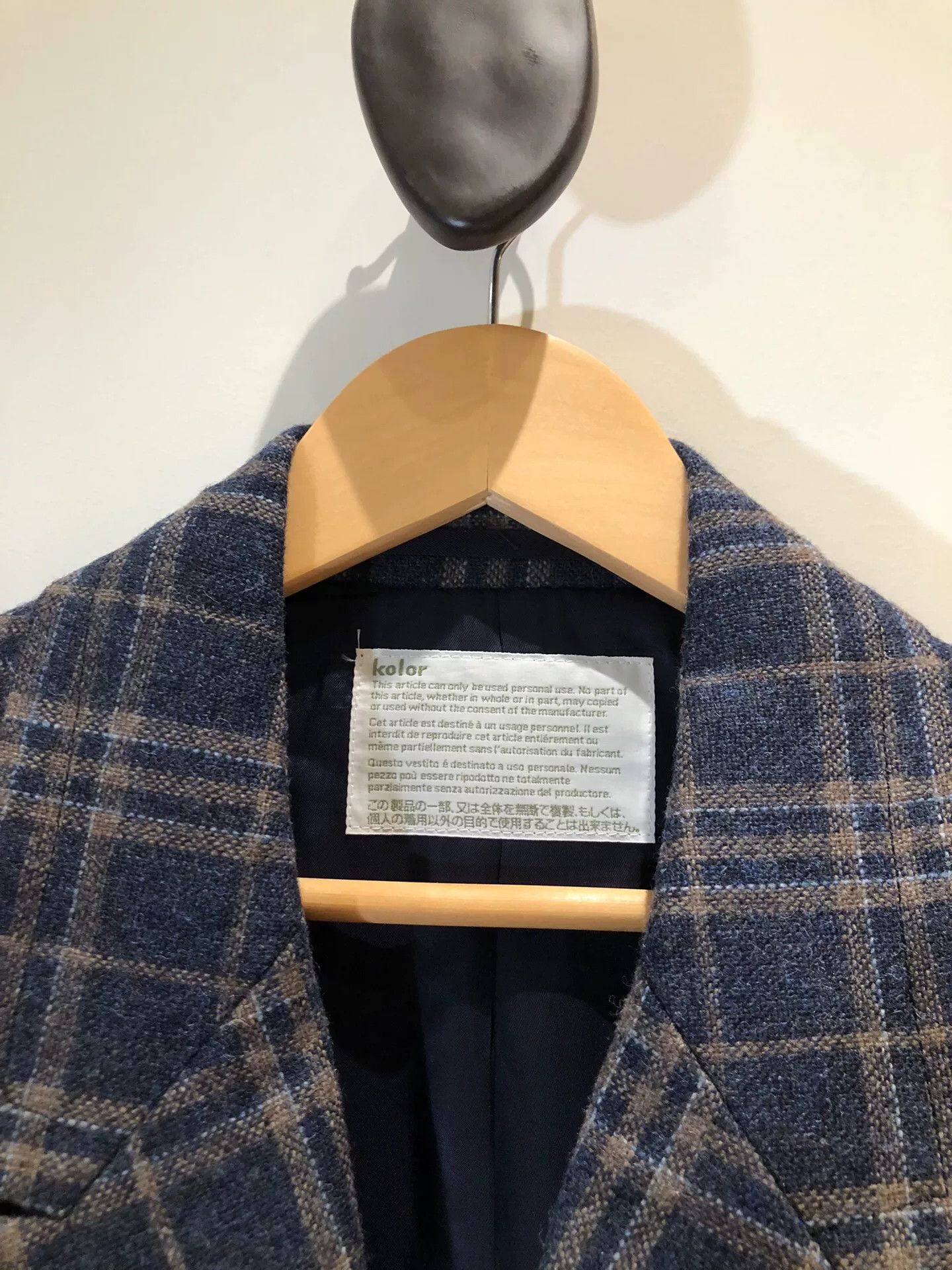 Kolor KOLOR Double-Breasted Plaid Blazer Size US L / EU 52-54 / 3 - 5 Thumbnail