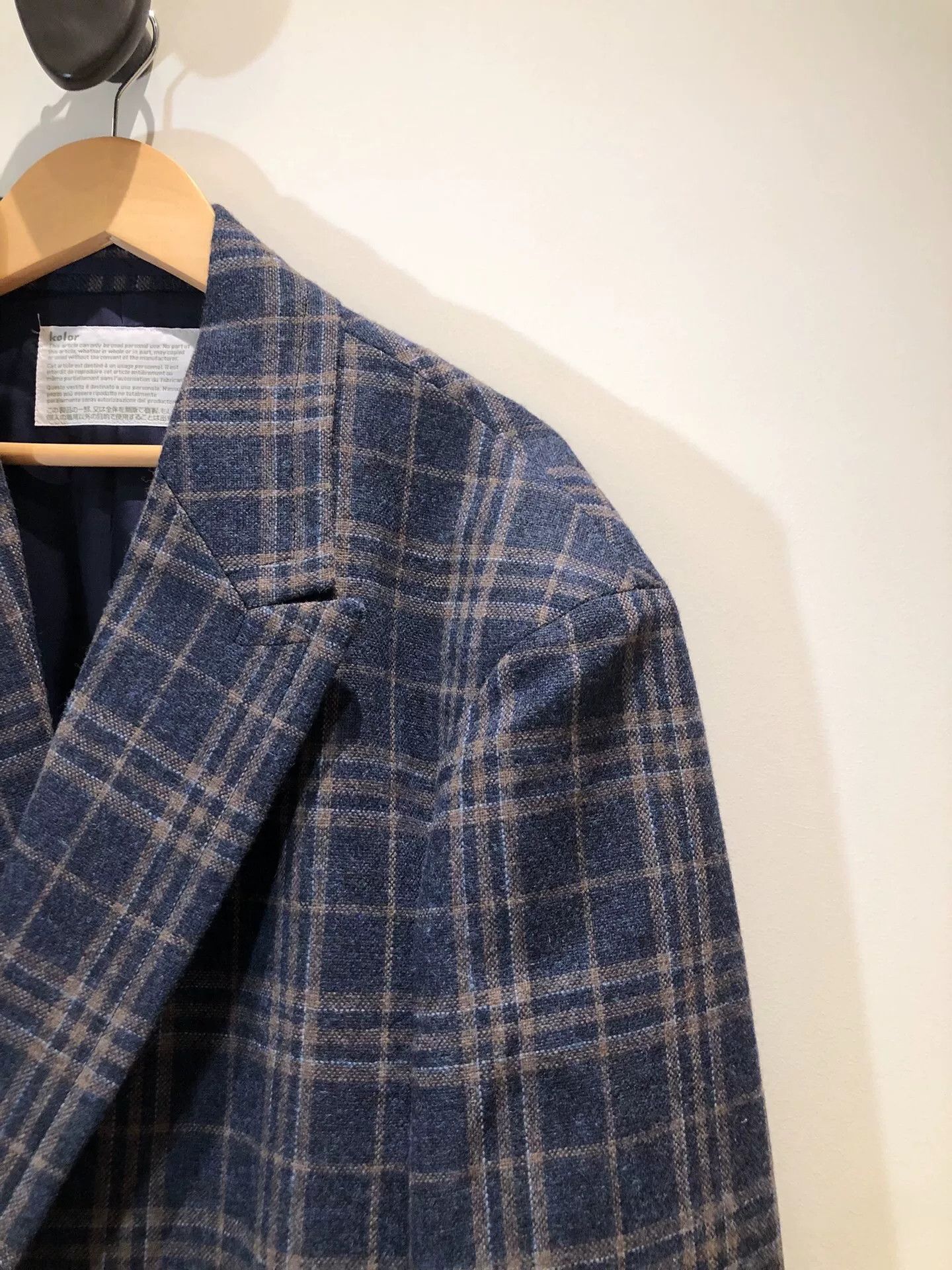 Kolor KOLOR Double-Breasted Plaid Blazer Size US L / EU 52-54 / 3 - 4 Thumbnail