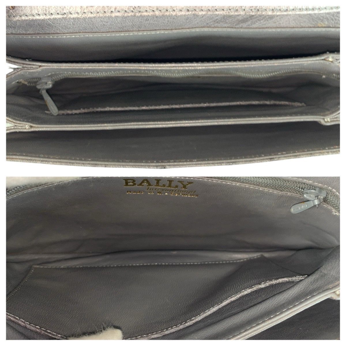 Bally Bally Bally Ostrich Leather Shoulder Bag Leather Shoulder Bag DUTY FREE for USA Size ONE SIZE - 9 Thumbnail