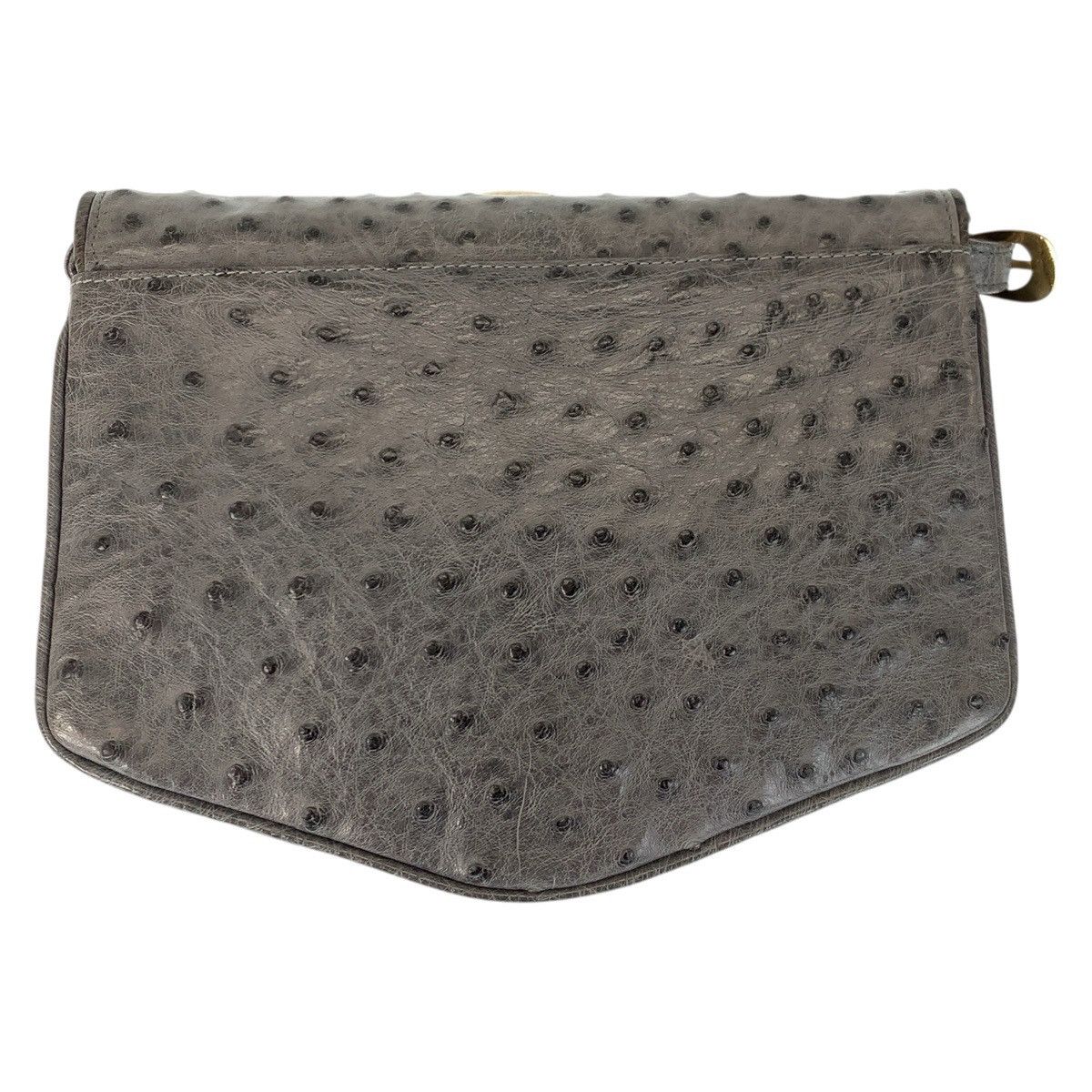Bally Bally Bally Ostrich Leather Shoulder Bag Leather Shoulder Bag DUTY FREE for USA Size ONE SIZE - 2 Thumbnail