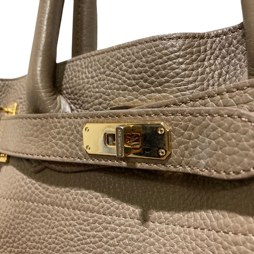 Other Other sita parantica Grain Leather Tote Bag Leather Tote Bag DUTY FREE for USA Size ONE SIZE - 4 Thumbnail