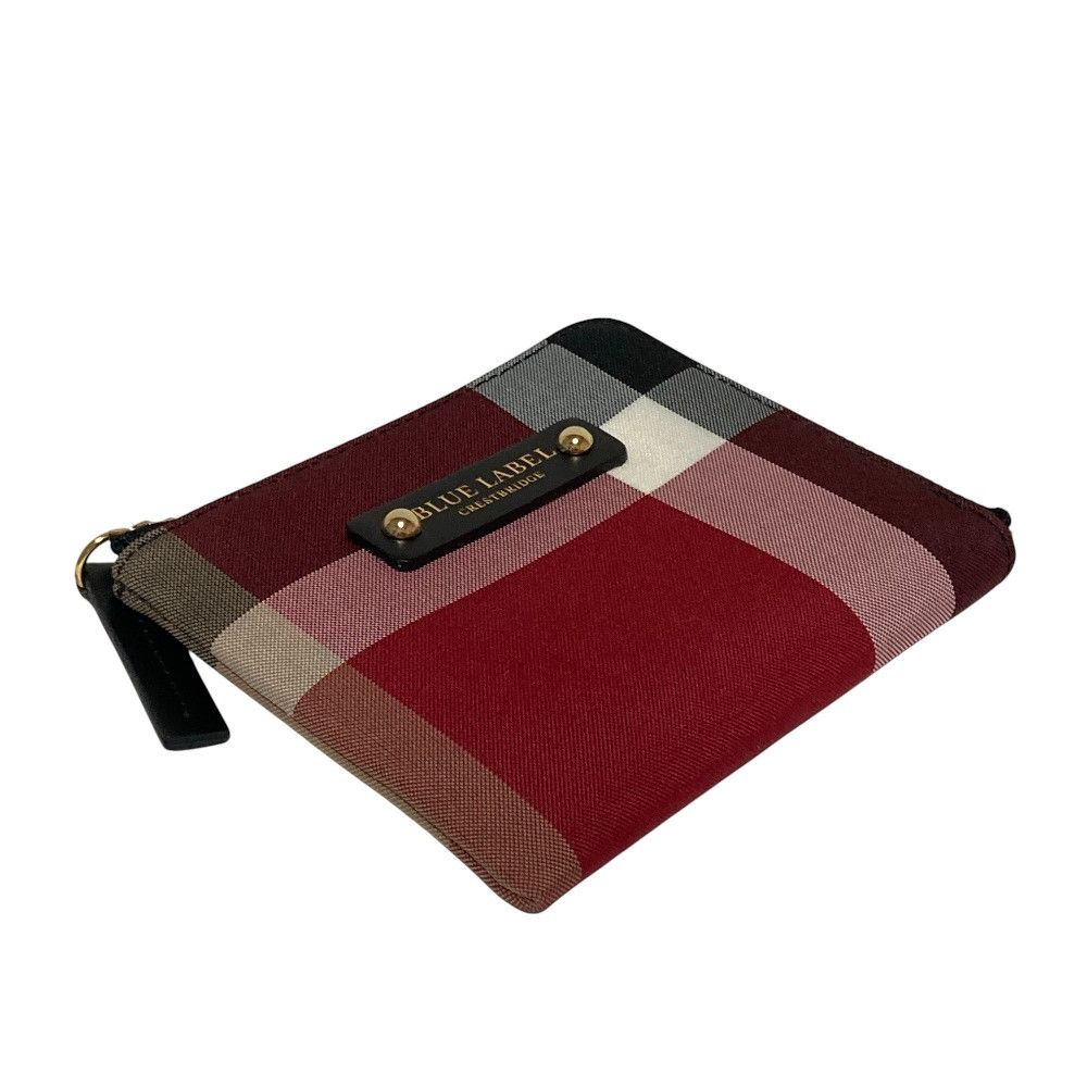 Other Other BLUE LABEL CRESTBRIDGE Check Compact Wallet Leather Short Wallet DUTY FREE for USA Size ONE SIZE - 2 Thumbnail