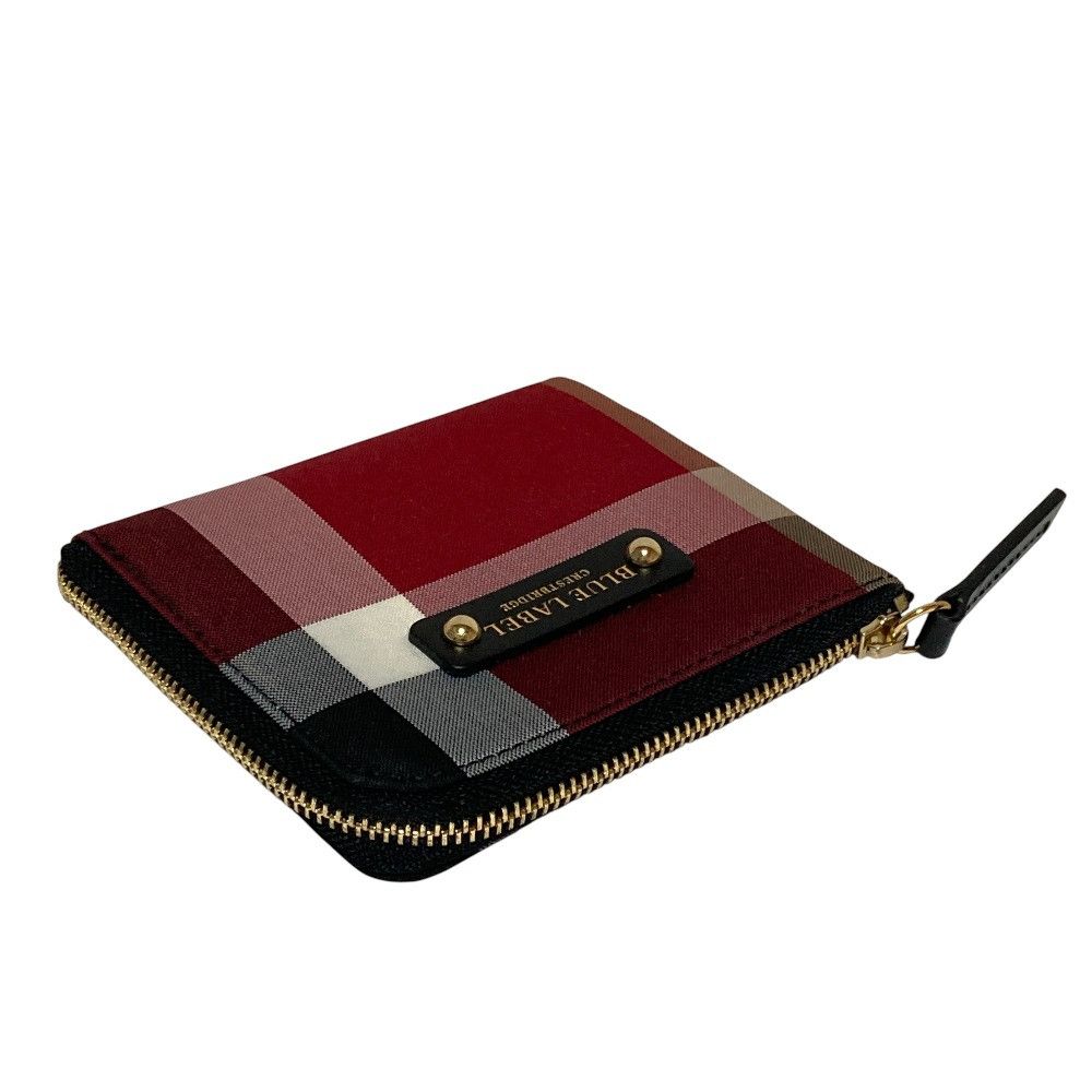 Other Other BLUE LABEL CRESTBRIDGE Check Compact Wallet Leather Short Wallet DUTY FREE for USA Size ONE SIZE - 3 Thumbnail