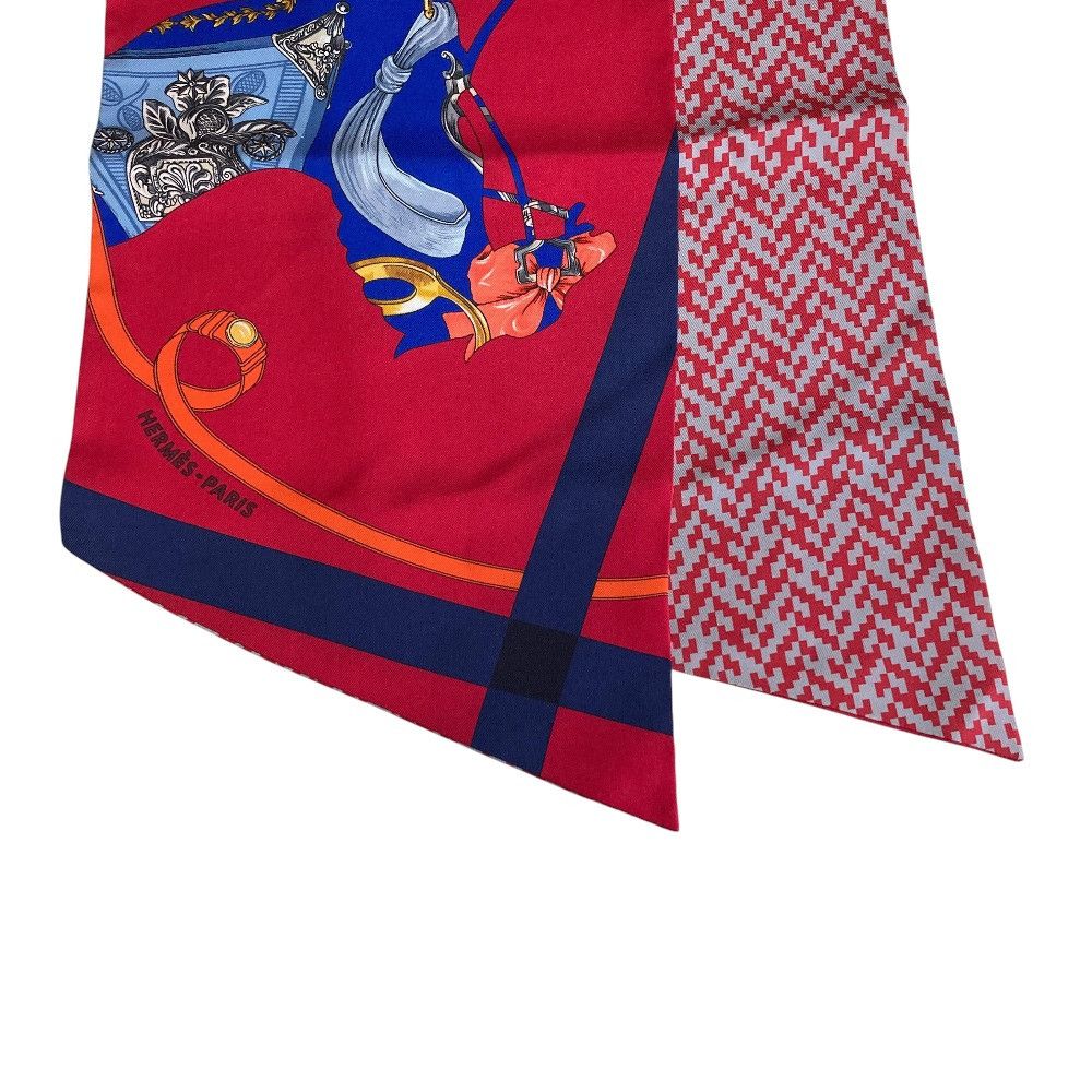 Hermes Hermes Hermès TOUT EN CARRE Silk Maxi Twilly Textile Scarf DUTY FREE for USA Size ONE SIZE - 3 Thumbnail