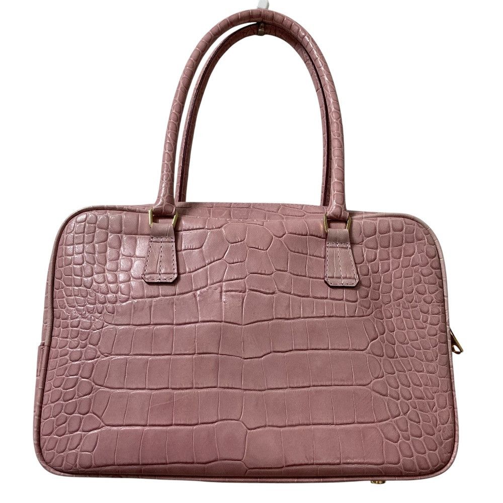 Other Other ADMJ Accessoires De Mademoiselle Swarovski Croco Embossed Handbag Leather Handbag DUTY FREE for USA Size ONE SIZE - 3 Thumbnail