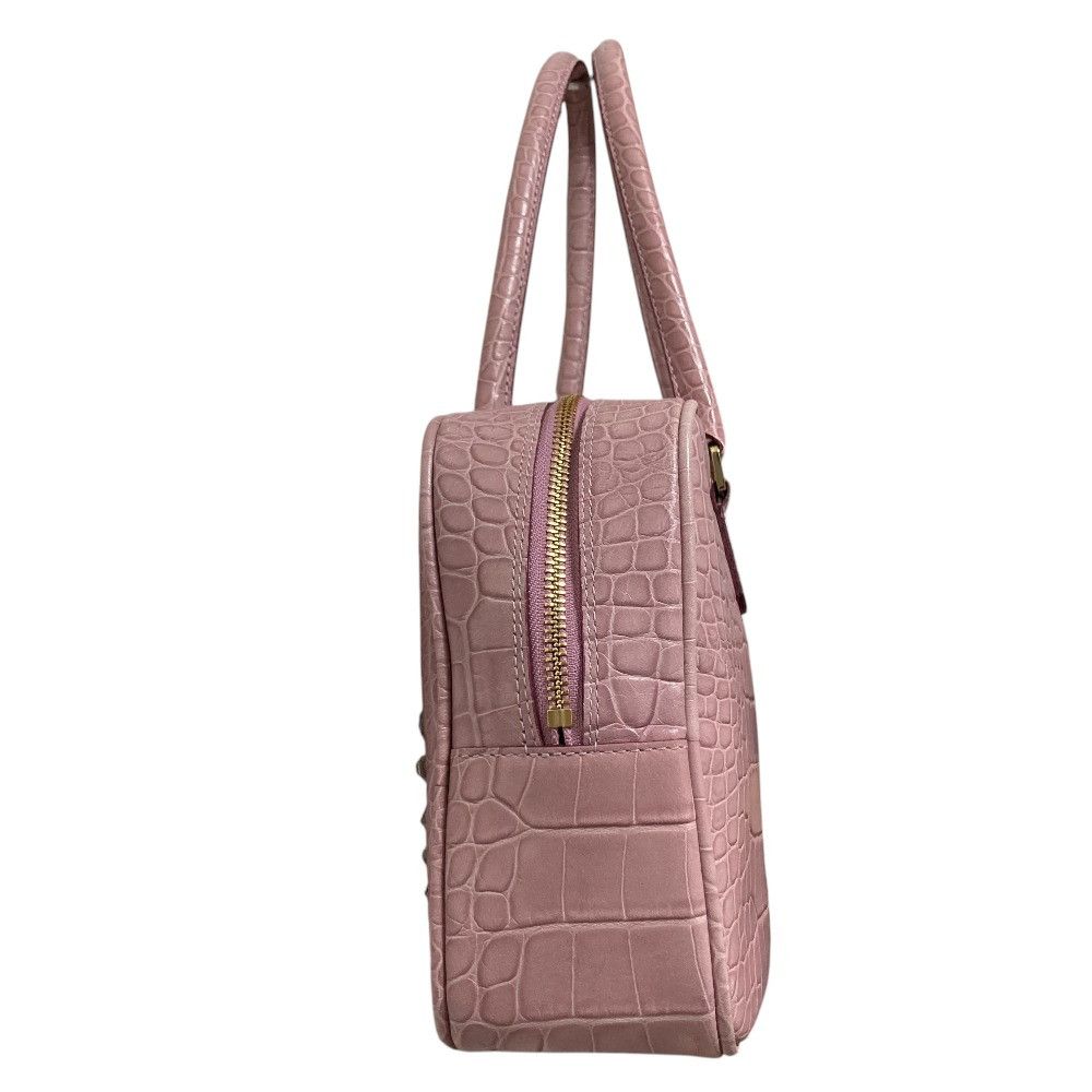Other Other ADMJ Accessoires De Mademoiselle Swarovski Croco Embossed Handbag Leather Handbag DUTY FREE for USA Size ONE SIZE - 4 Thumbnail