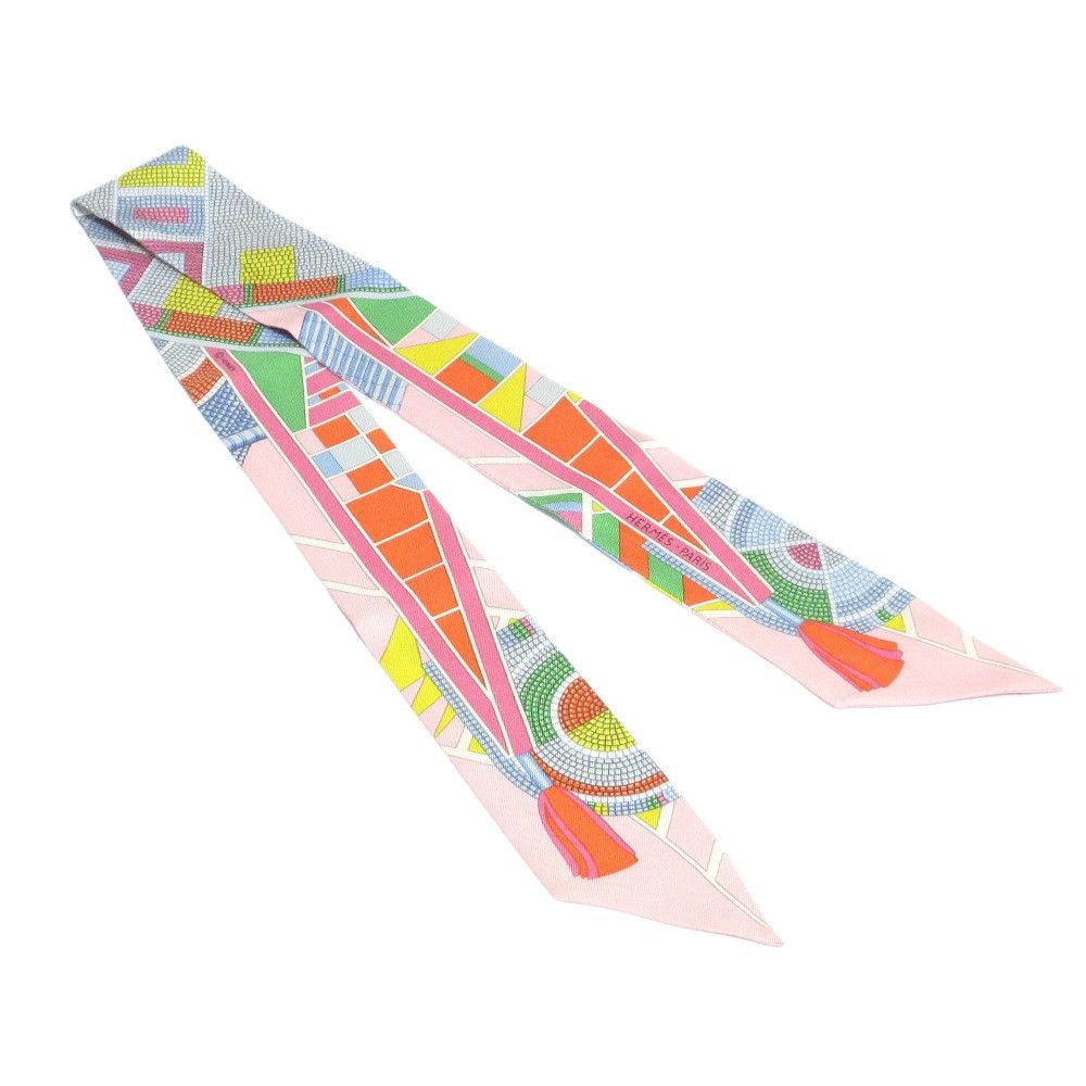 Hermes Hermes Hermès L'art indien des plaines Twilly Scarf Textile Scarf DUTY FREE for USA Size ONE SIZE - 2 Thumbnail