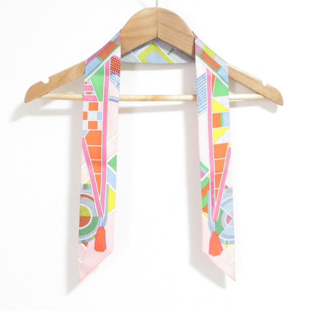 Hermes Hermes Hermès L'art indien des plaines Twilly Scarf Textile Scarf DUTY FREE for USA Size ONE SIZE - 5 Thumbnail