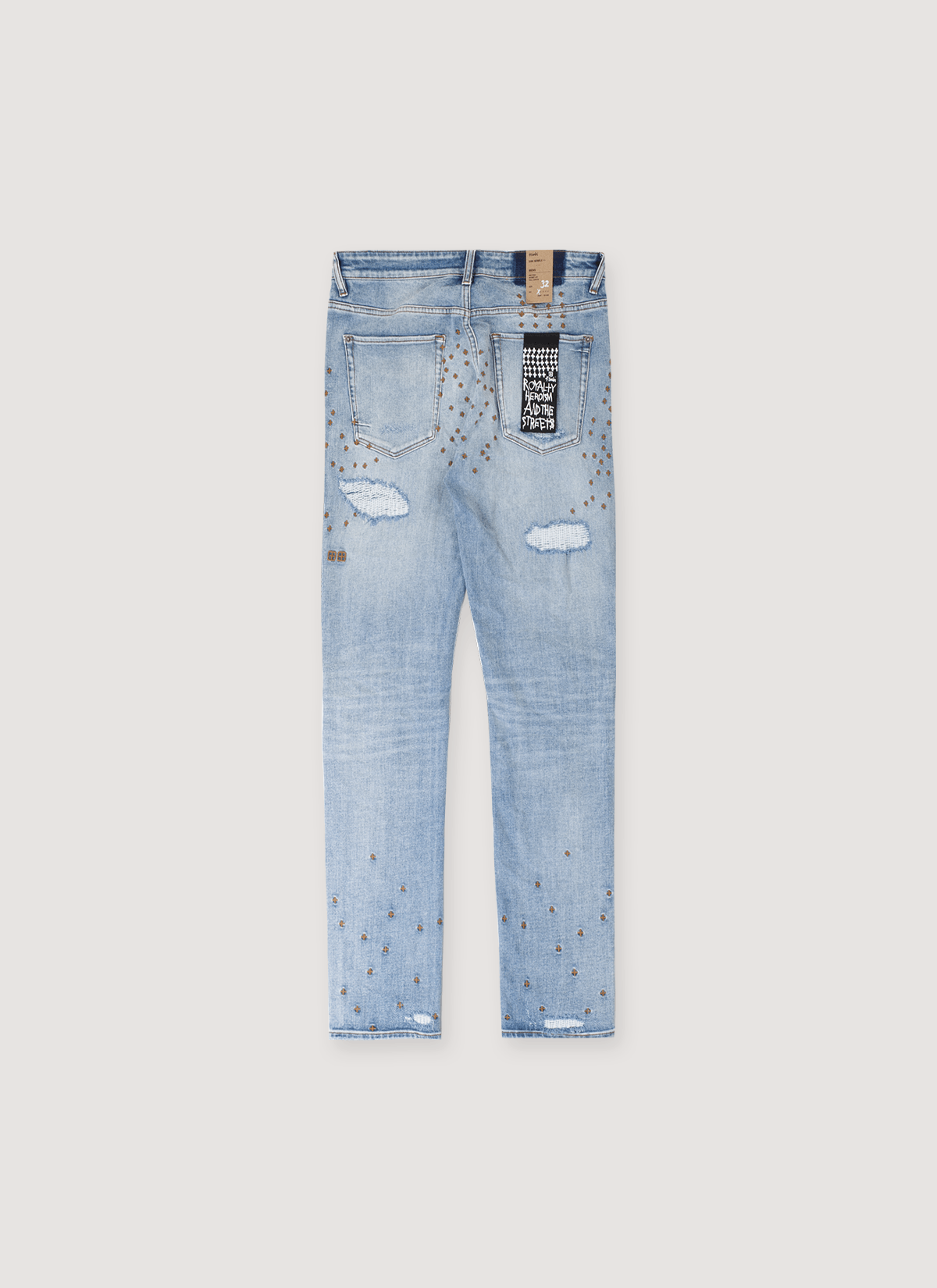 Ksubi Van Winkle Dakota Repair Denim Blue Size US 34 / EU 50 - 2 Thumbnail