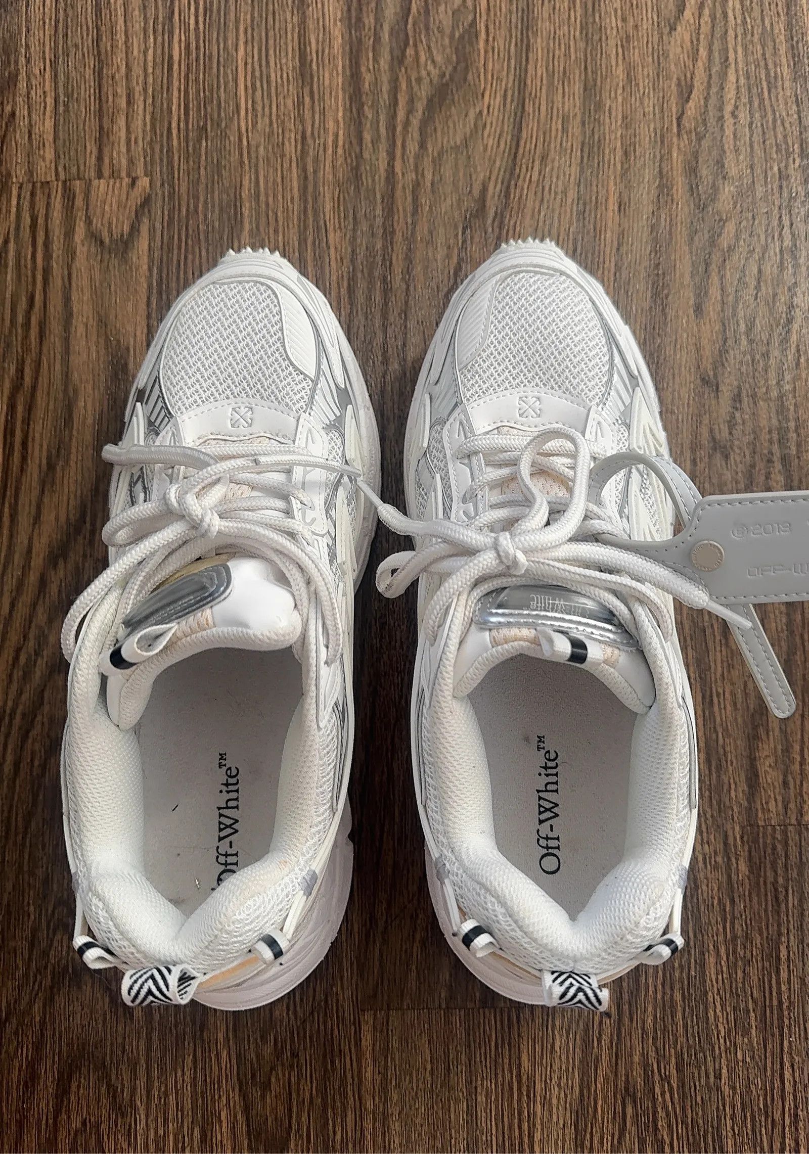 Off-White Off-White Off-White “Out Of Office” Sneakers Size US 10 / IT 40 - 4 Thumbnail