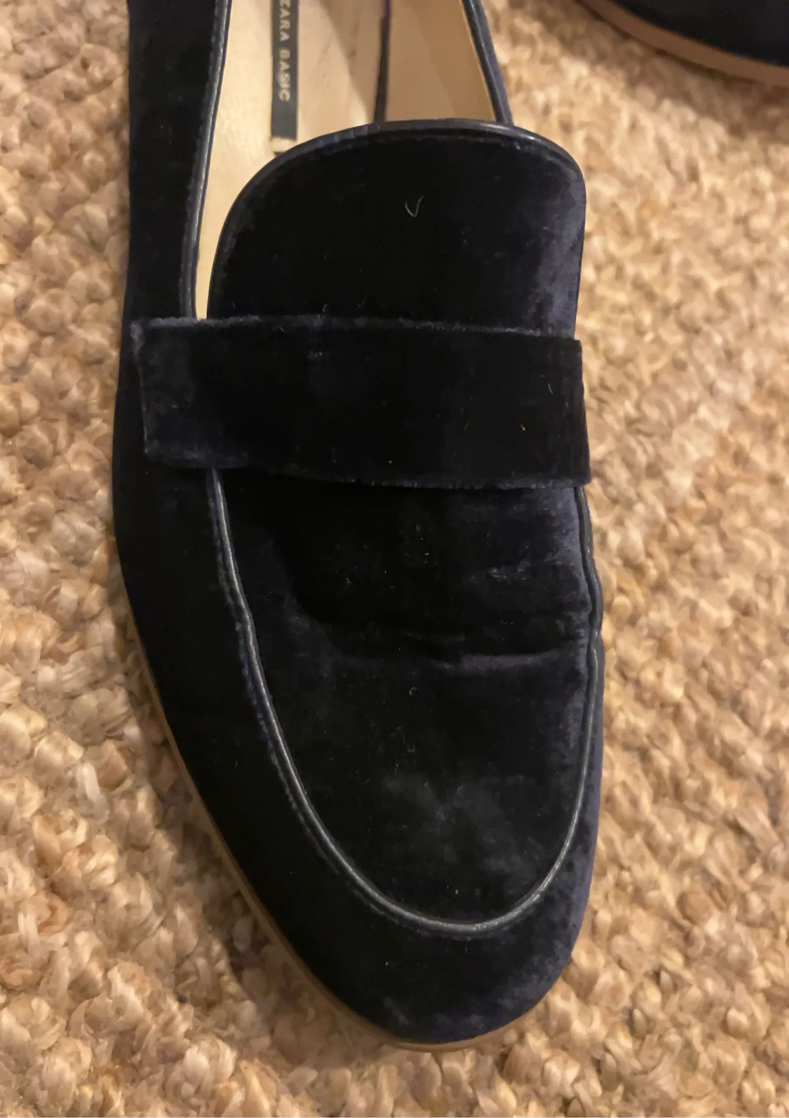Zara Zara Velvet Loafers Size US 10 / IT 40 - 7 Thumbnail