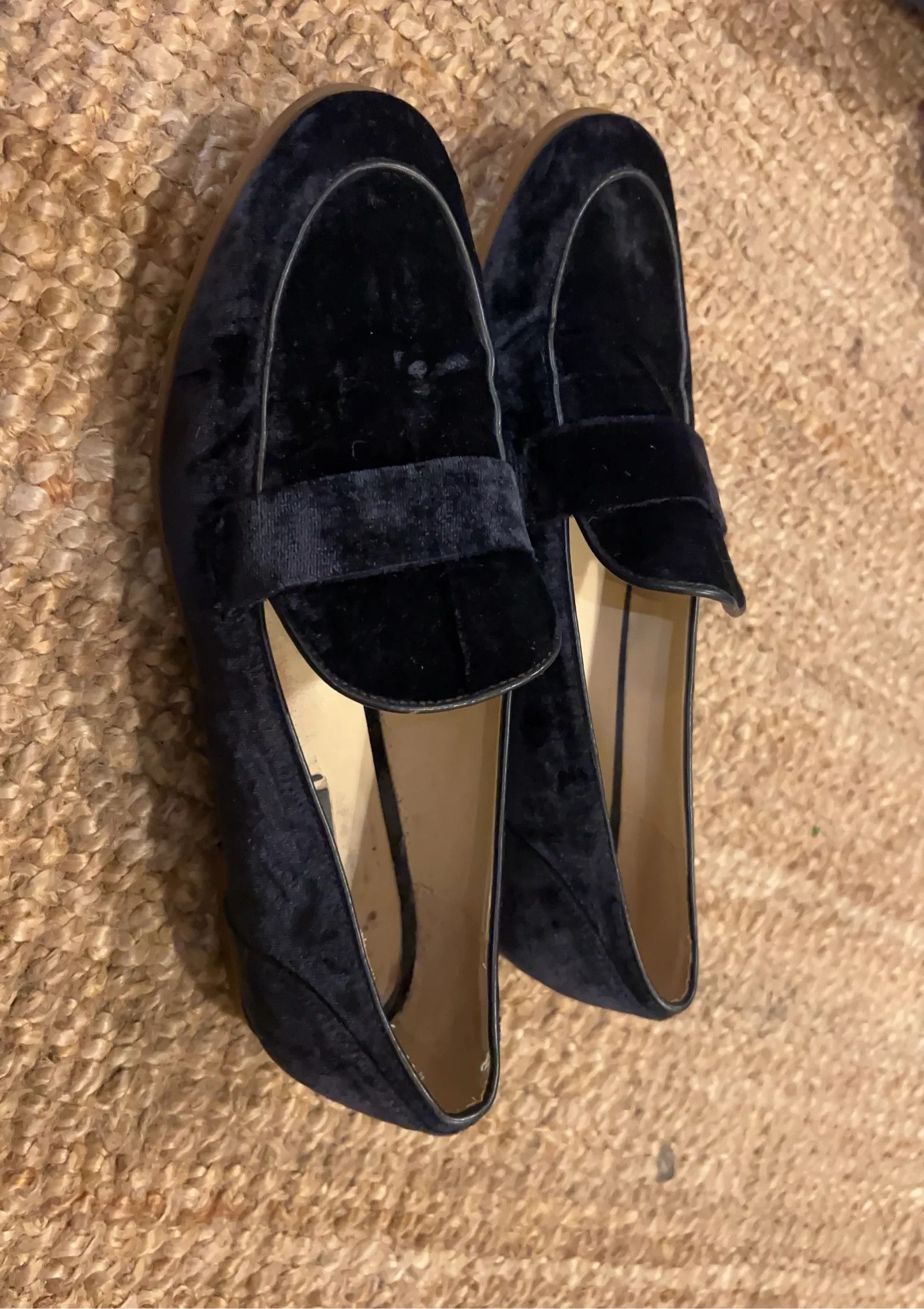 Zara Zara Velvet Loafers Size US 10 / IT 40 - 5 Thumbnail