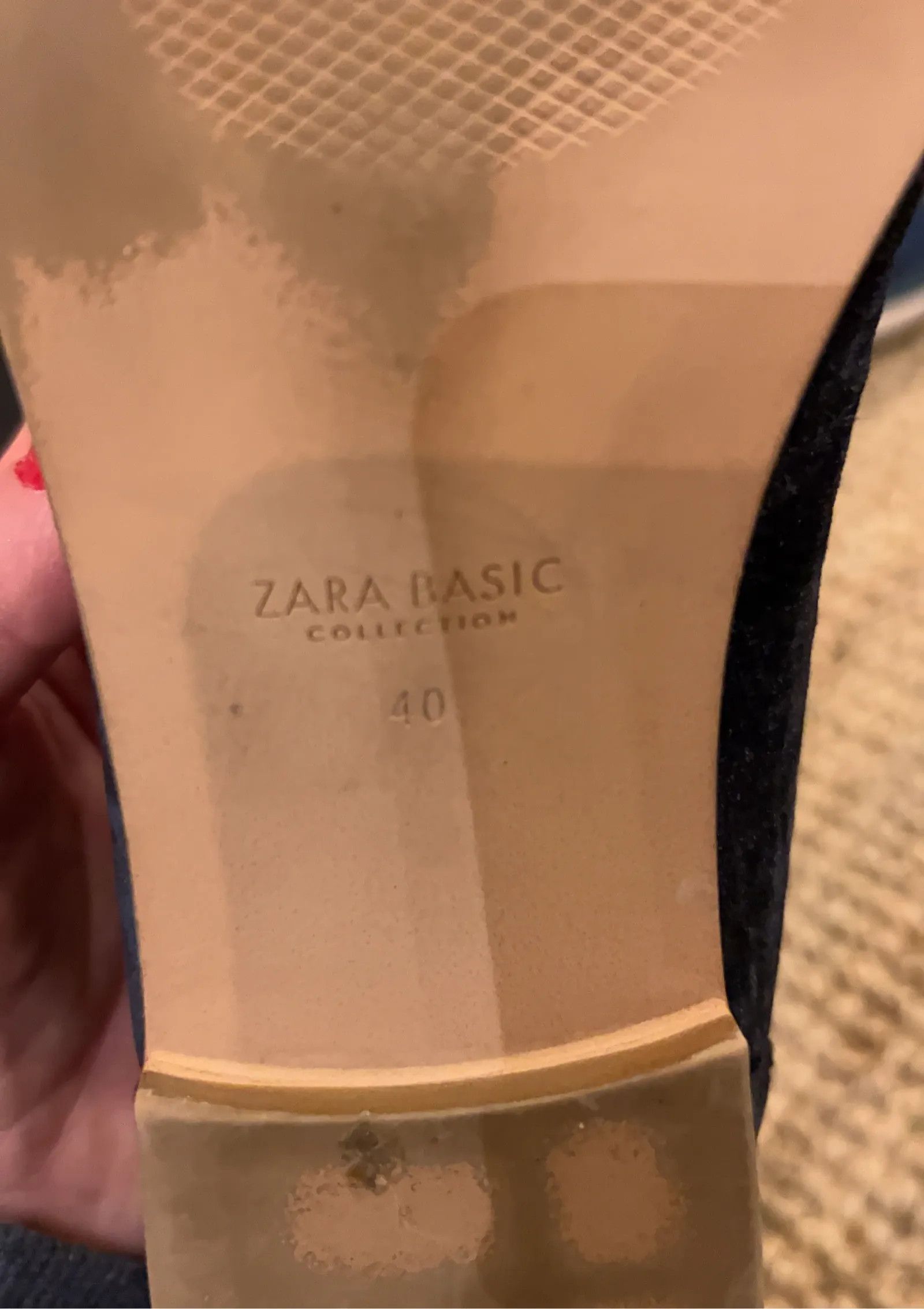 Zara Zara Velvet Loafers Size US 10 / IT 40 - 3 Thumbnail