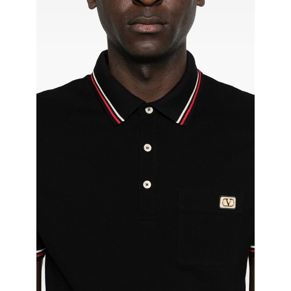 Valentino Valentino BLACK Polo Shirts Size US L / EU 52-54 / 3 - 3 Thumbnail