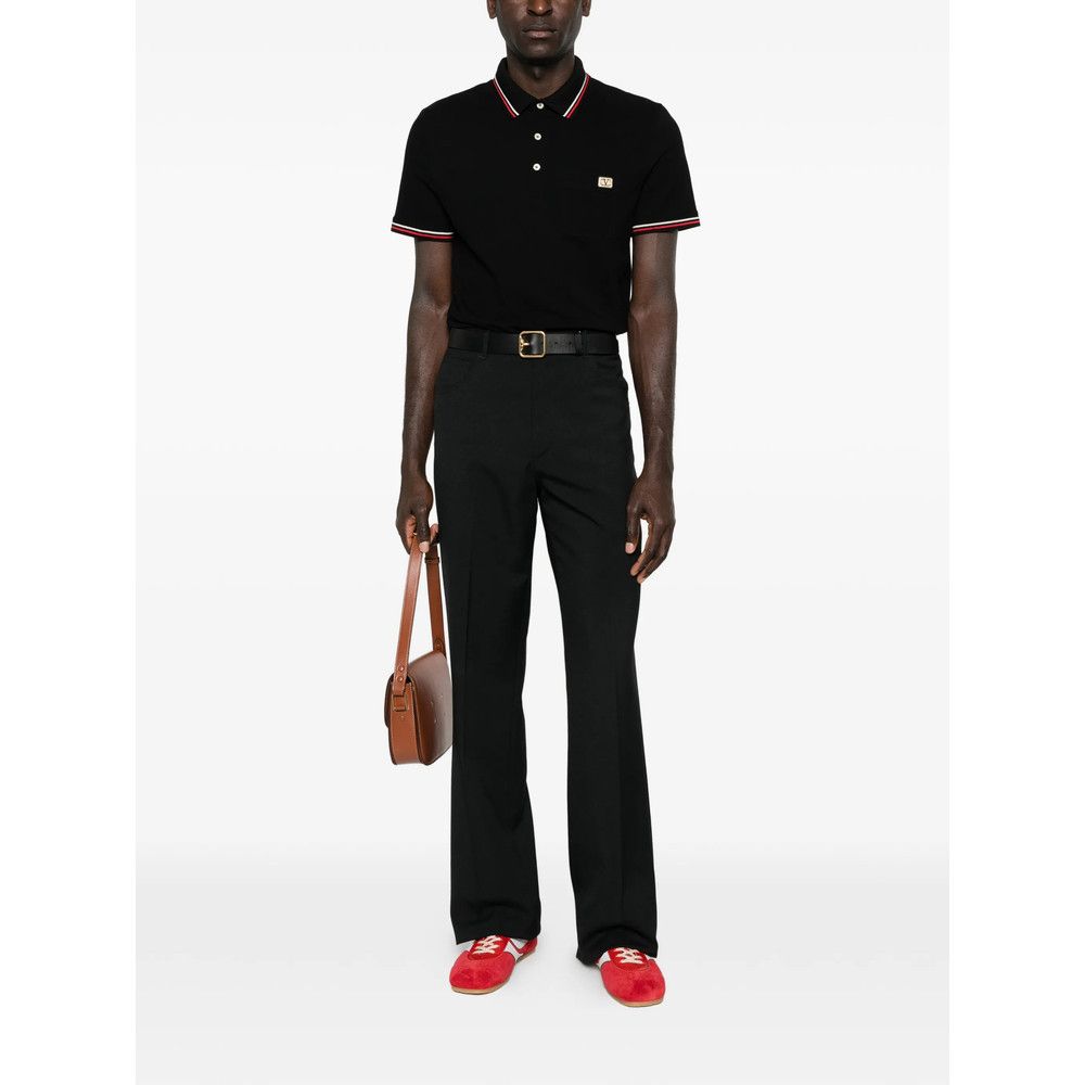 Valentino Valentino BLACK Polo Shirts Size US M / EU 48-50 / 2 - 2 Thumbnail
