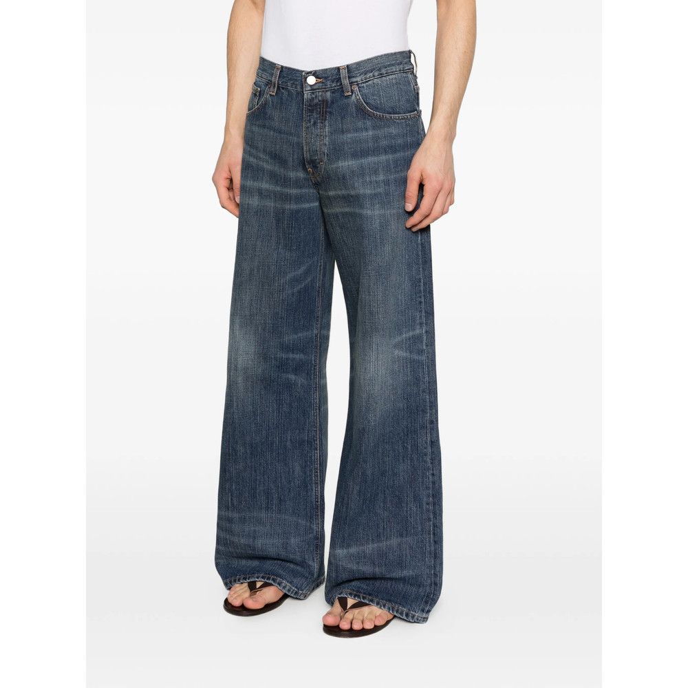 JEANERICA Jeanerica BLUE Denim - Wide-Leg Jeans Size US 34 / EU 50 - 2 Thumbnail