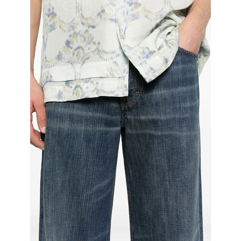 JEANERICA Jeanerica BLUE Denim - Wide-Leg Jeans Size US 34 / EU 50 - 5 Thumbnail