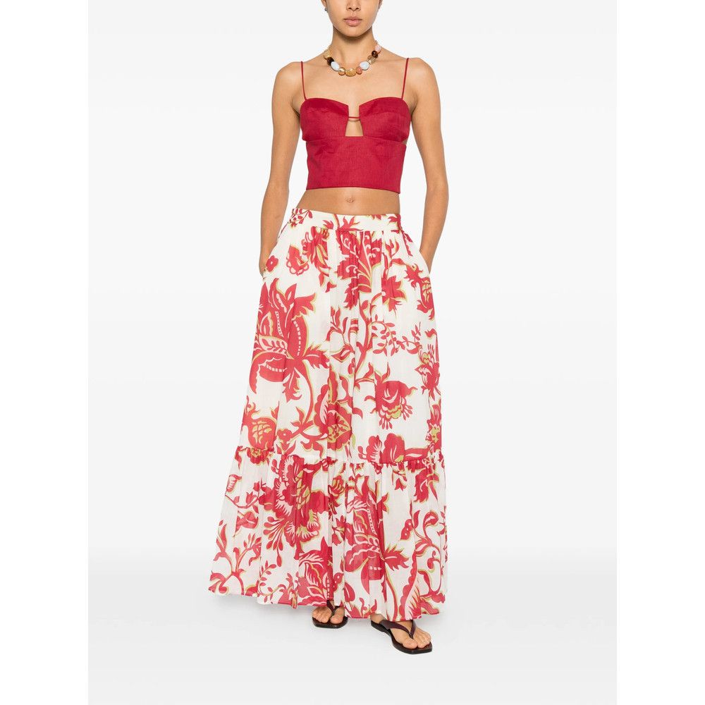 Etro Etro WHITE Skirts - A-Line Skirts Size 27" / US 4 / IT 40 - 3 Thumbnail