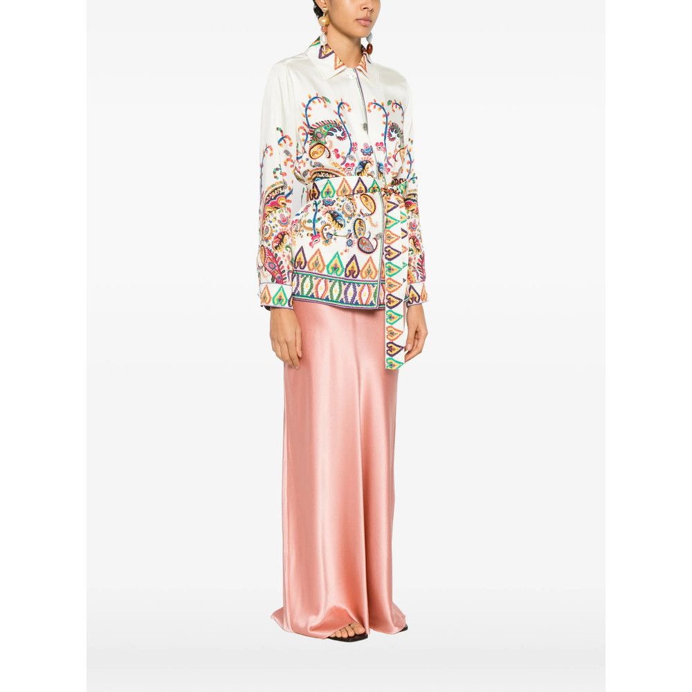 Etro Etro NEUTRALS Jackets - Fitted Jackets Size S / US 4 / IT 40 - 3 Thumbnail