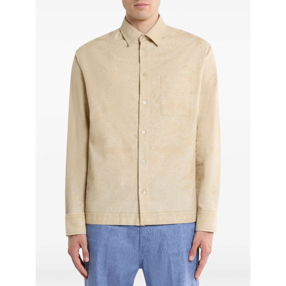 Etro Etro NEUTRALS Shirts Size US M / EU 48-50 / 2 - 4 Thumbnail