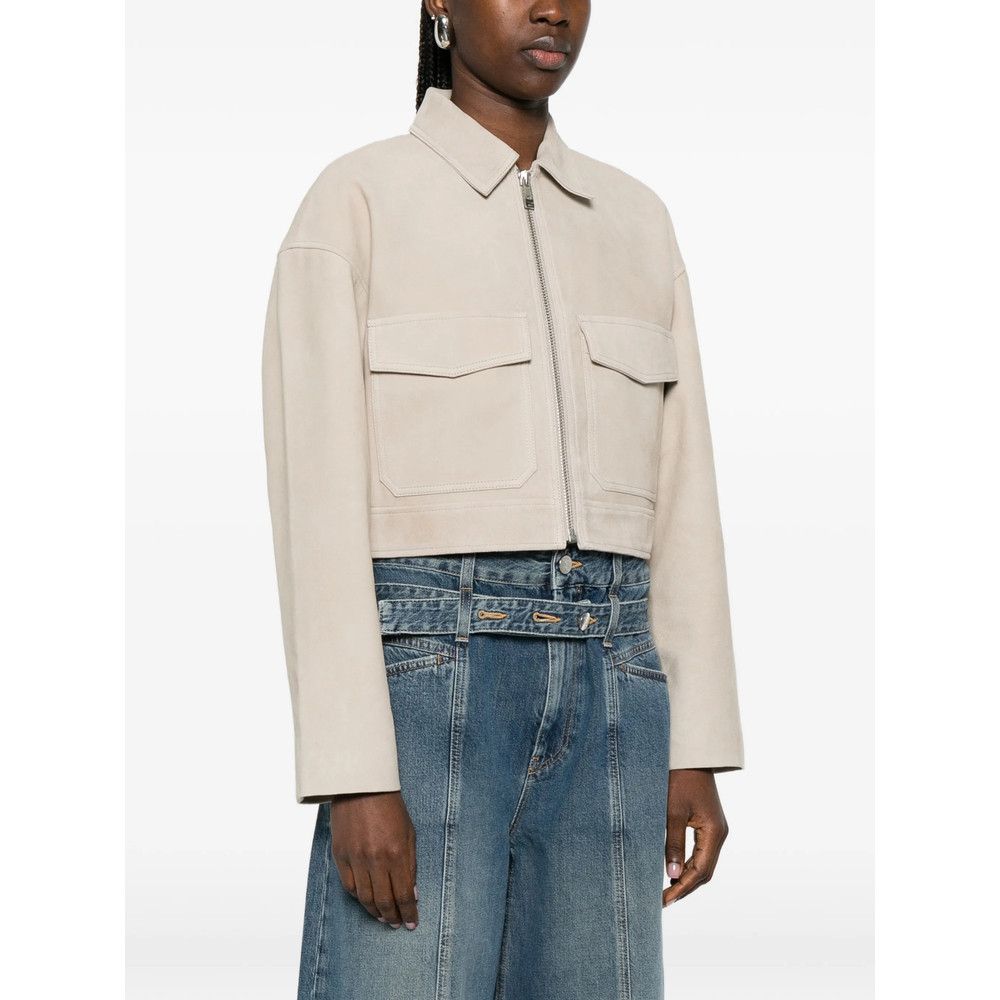 Anine Bing Anine Bing NEUTRALS Jackets - Leather Jackets Size XS / US 0-2 / IT 36-38 - 5 Thumbnail