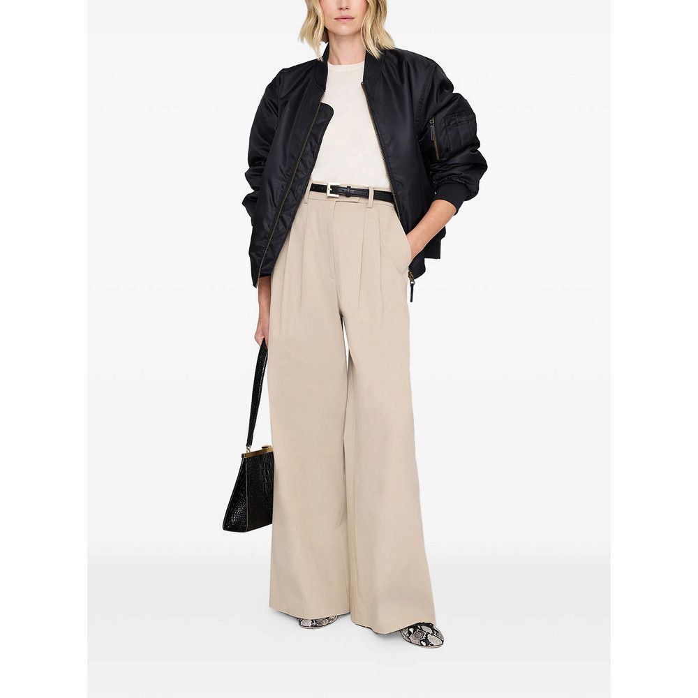 Anine Bing Anine Bing NEUTRALS Trousers - Palazzo Pants Size 30" / US 8 / IT 44 - 4 Thumbnail