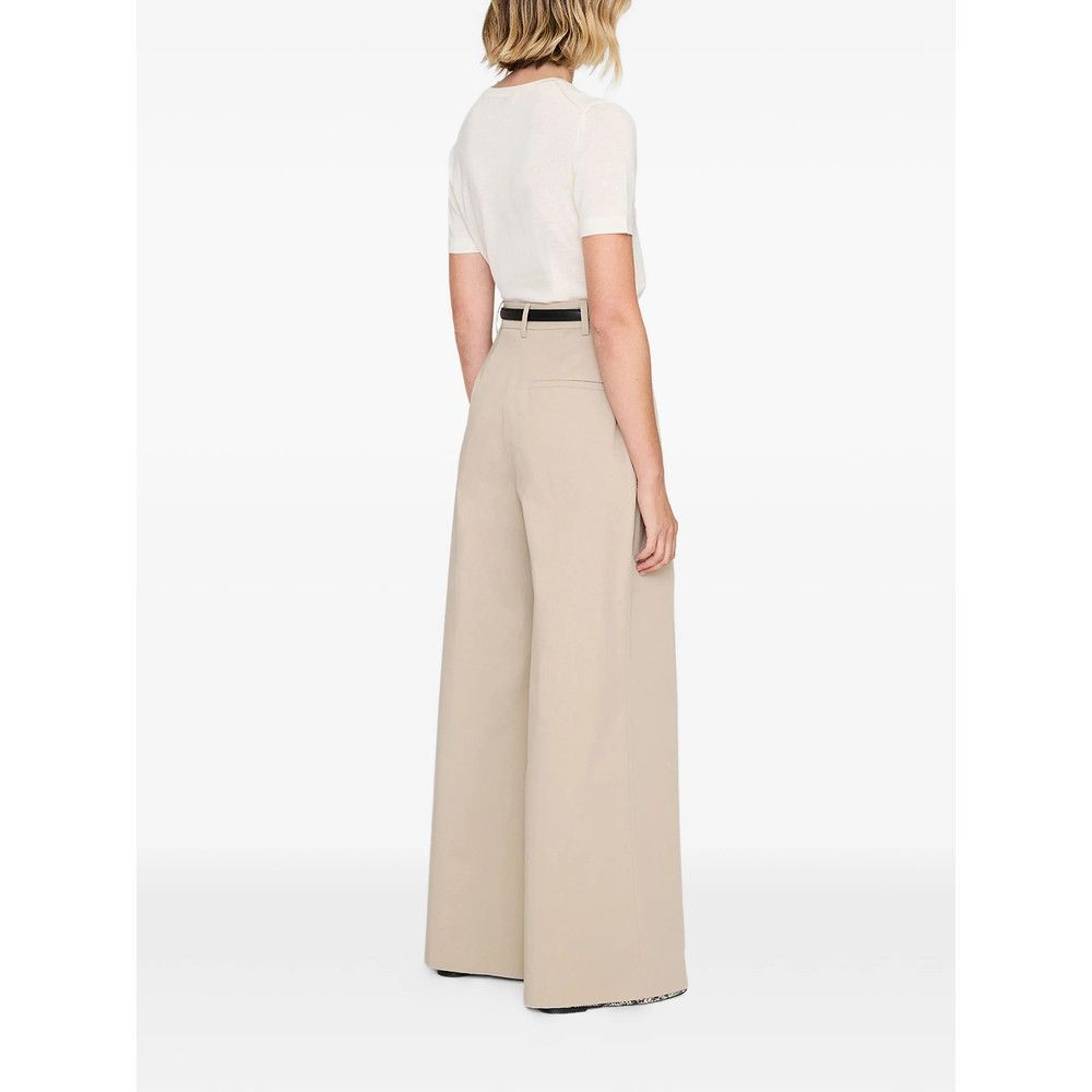 Anine Bing Anine Bing NEUTRALS Trousers - Palazzo Pants Size 30" / US 8 / IT 44 - 2 Thumbnail