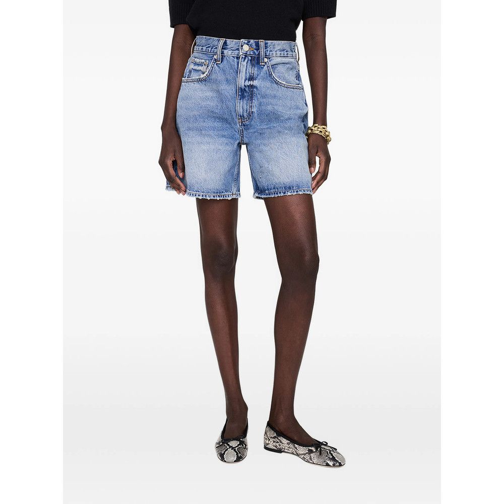 Anine Bing Anine Bing BLUE Shorts - Short Shorts Size 25" / US 0 / IT 36 - 2 Thumbnail