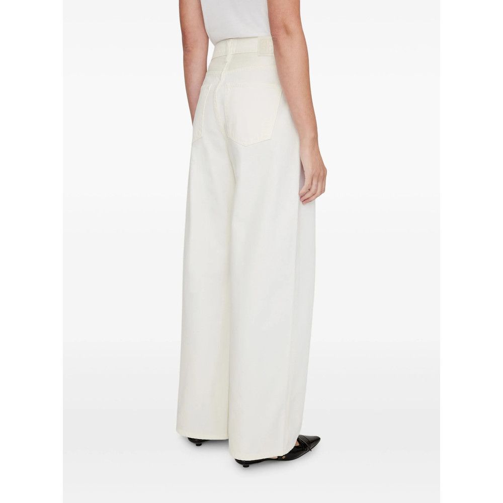 Anine Bing Anine Bing WHITE Denim - Straight-Leg Jeans Size 25" / US 0 / IT 36 - 5 Thumbnail