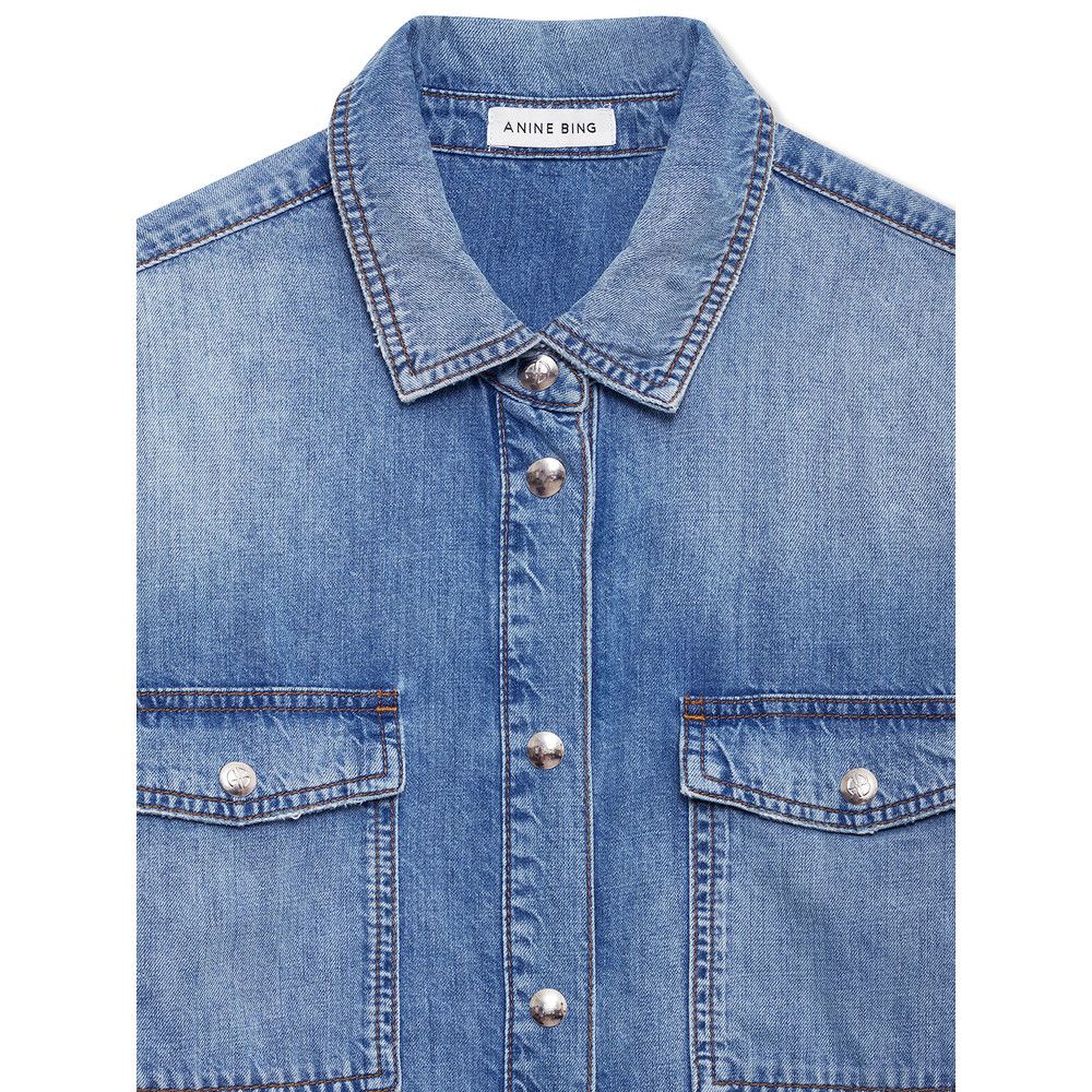 Anine Bing Anine Bing BLUE Tops - Shirts Size XS / US 0-2 / IT 36-38 - 5 Thumbnail