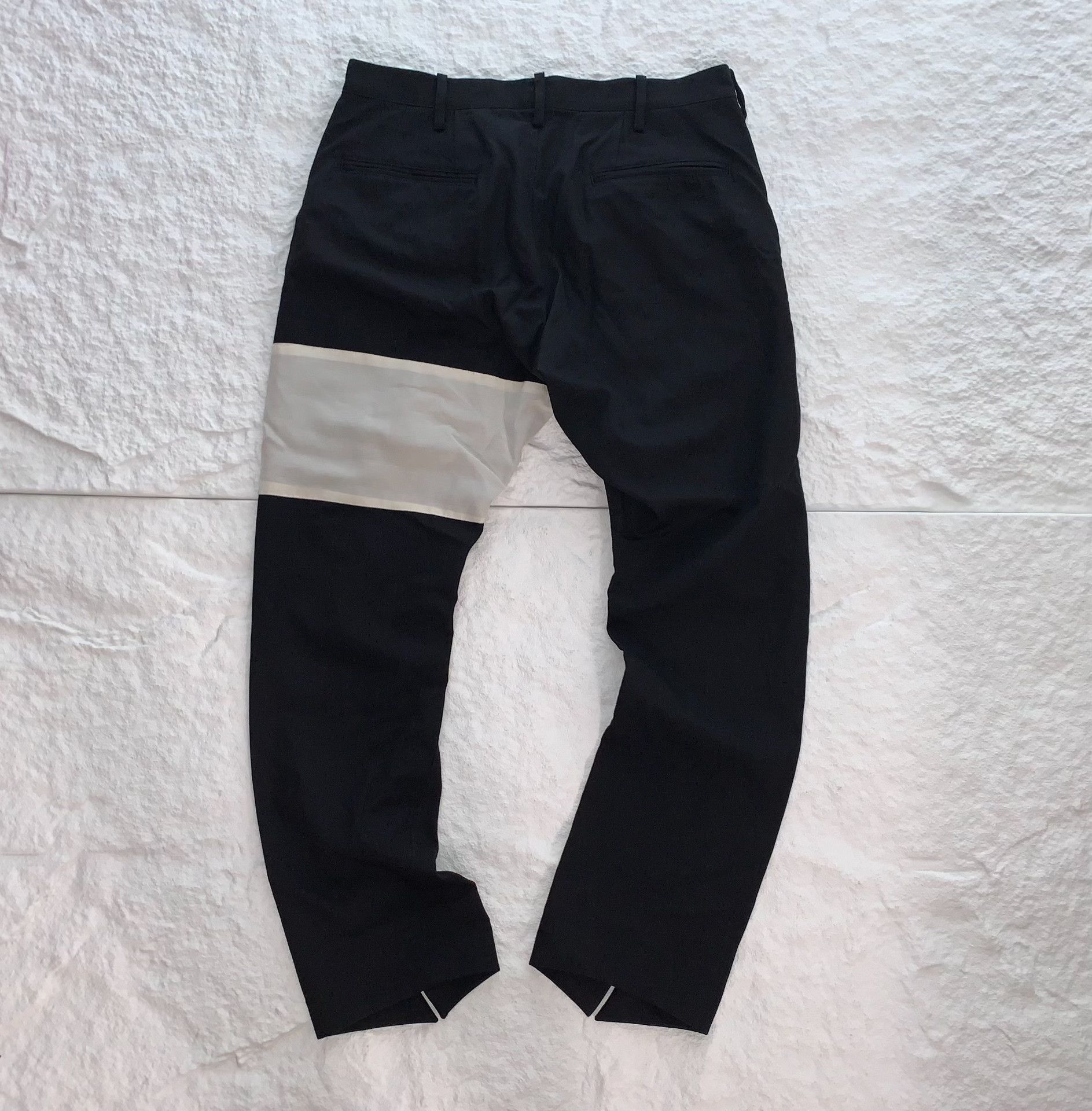 Sulvam Sulvam 3D Tailored Split Hem Trousers Size US 26 / EU 42 - 2 Thumbnail