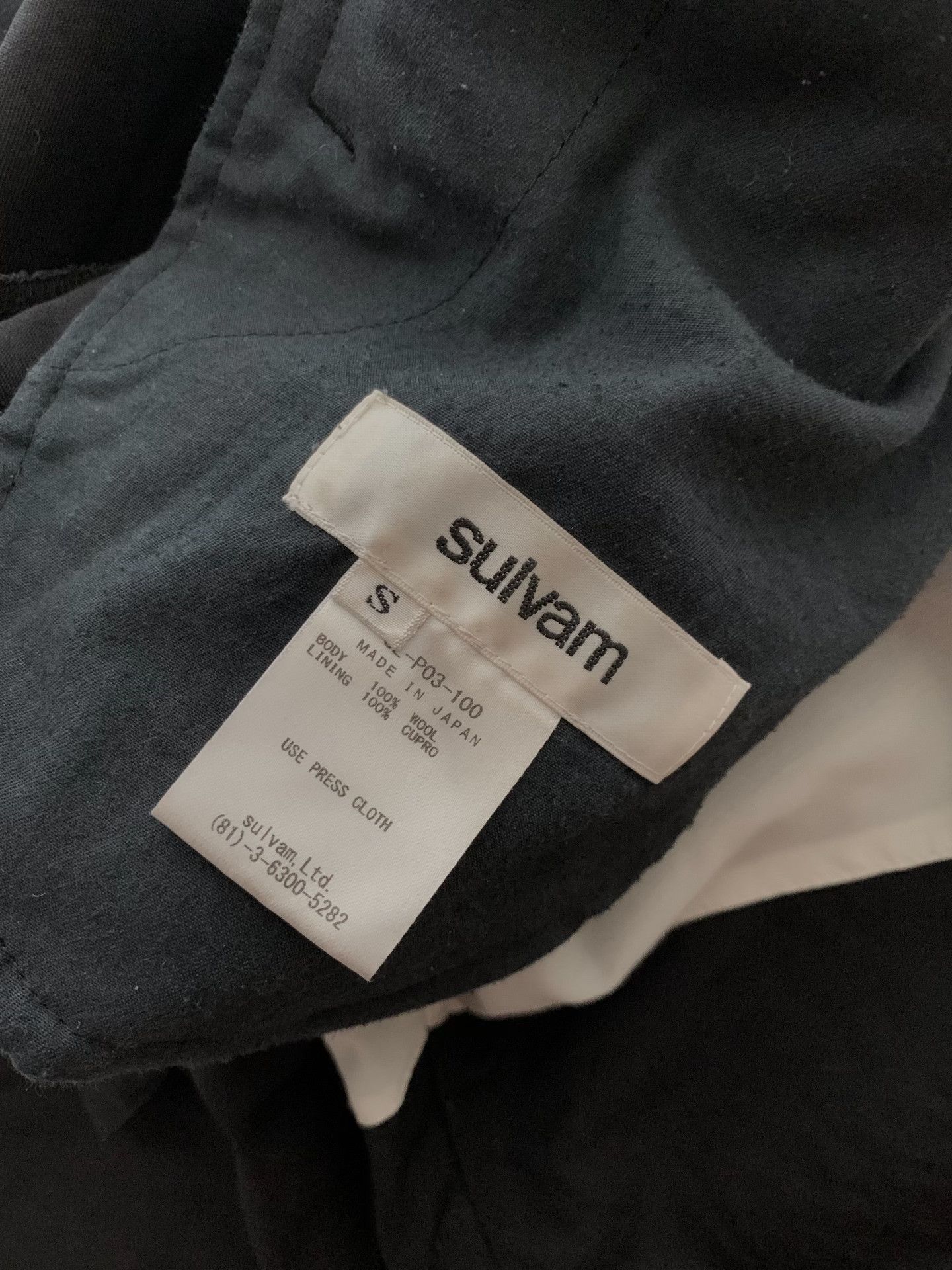 Sulvam Sulvam 3D Tailored Split Hem Trousers Size US 26 / EU 42 - 5 Thumbnail