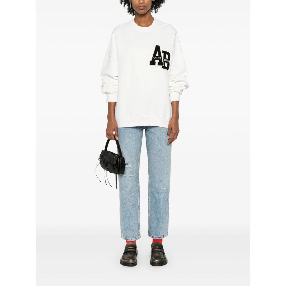 Anine Bing Anine Bing WHITE Tops - Sweatshirts Size XXS / US 00 / IT 34 - 2 Thumbnail