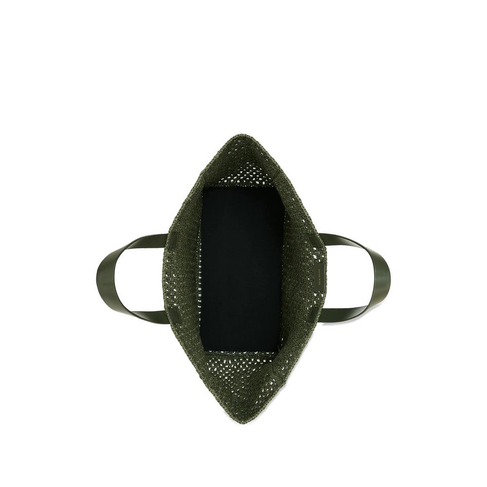 Anine Bing Anine Bing GREEN Tote Bags Size ONE SIZE - 4 Thumbnail