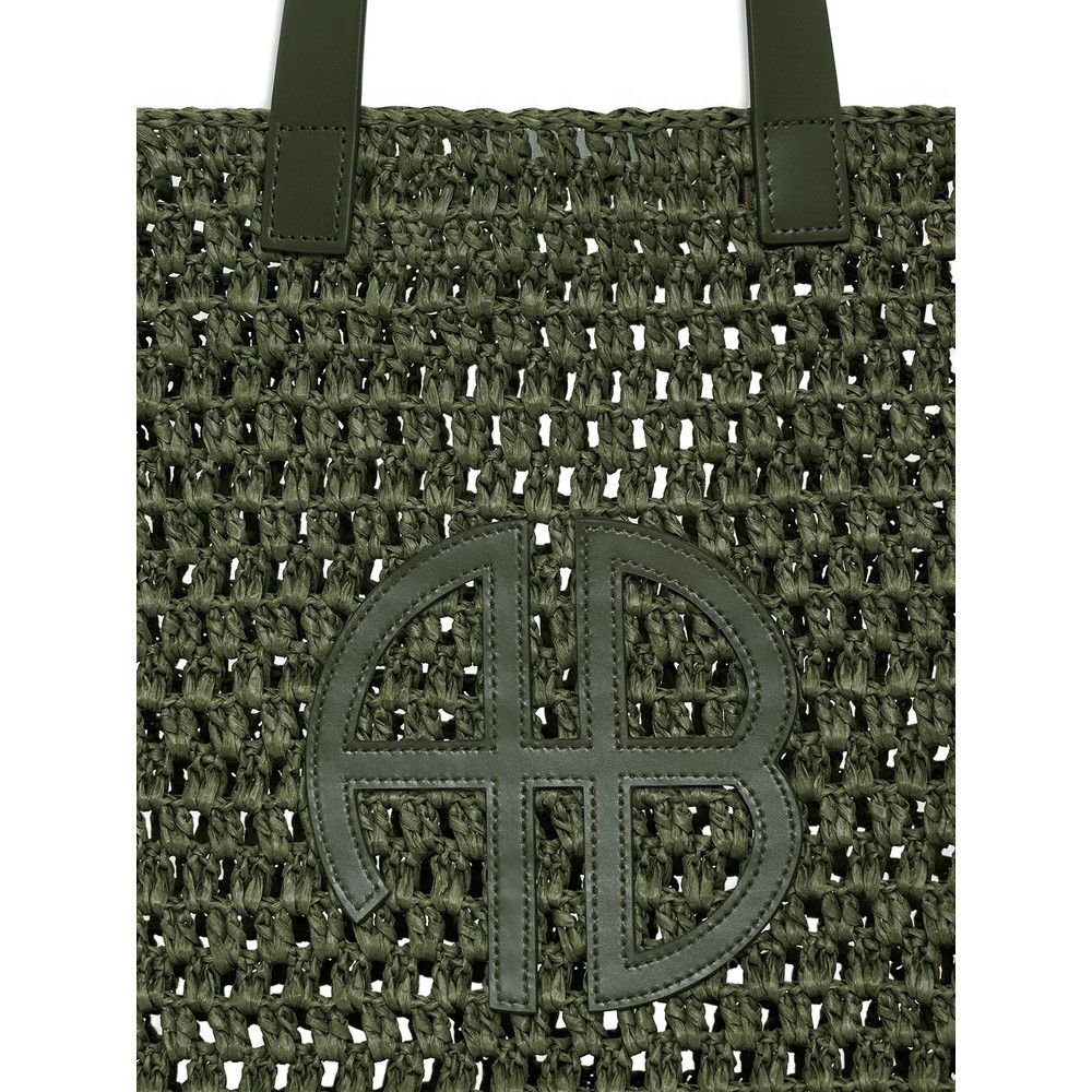 Anine Bing Anine Bing GREEN Tote Bags Size ONE SIZE - 2 Thumbnail