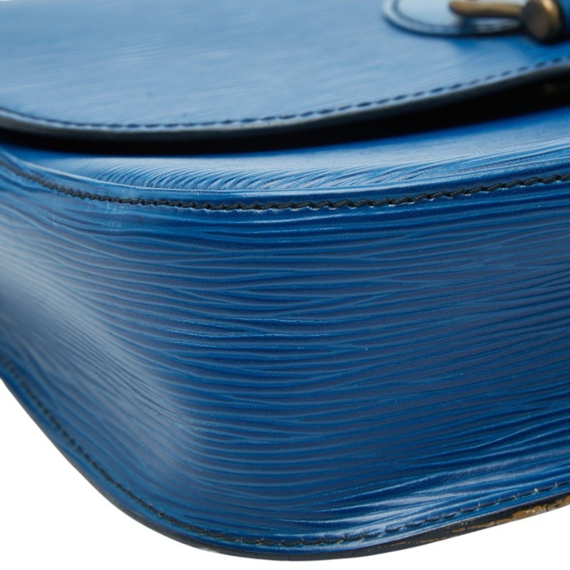 Louis Vuitton Louis Vuitton Epi Saint-Cloud Crossbody Shoulder Bag M52195 Toledo Blue Leather Women's LOUIS VUITTON Size ONE SIZE - 7 Thumbnail