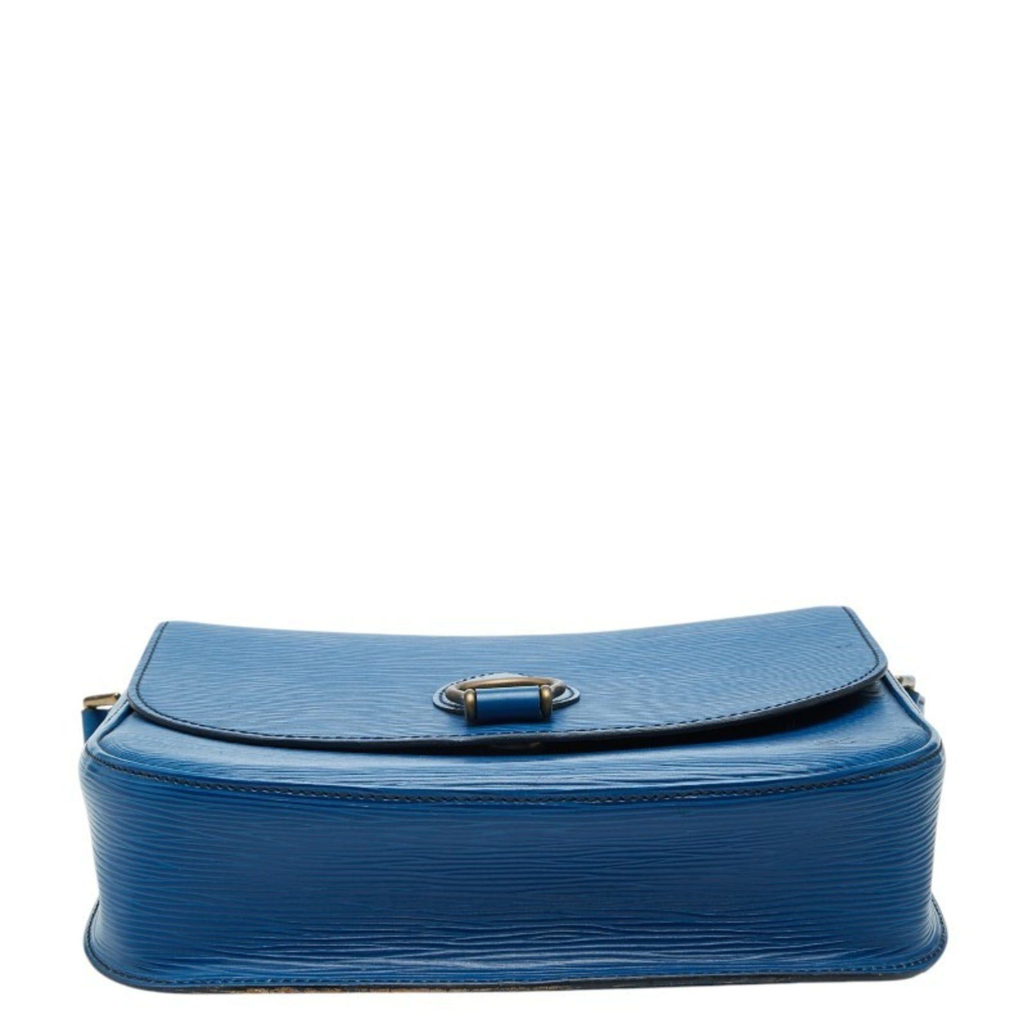 Louis Vuitton Louis Vuitton Epi Saint-Cloud Crossbody Shoulder Bag M52195 Toledo Blue Leather Women's LOUIS VUITTON Size ONE SIZE - 3 Thumbnail