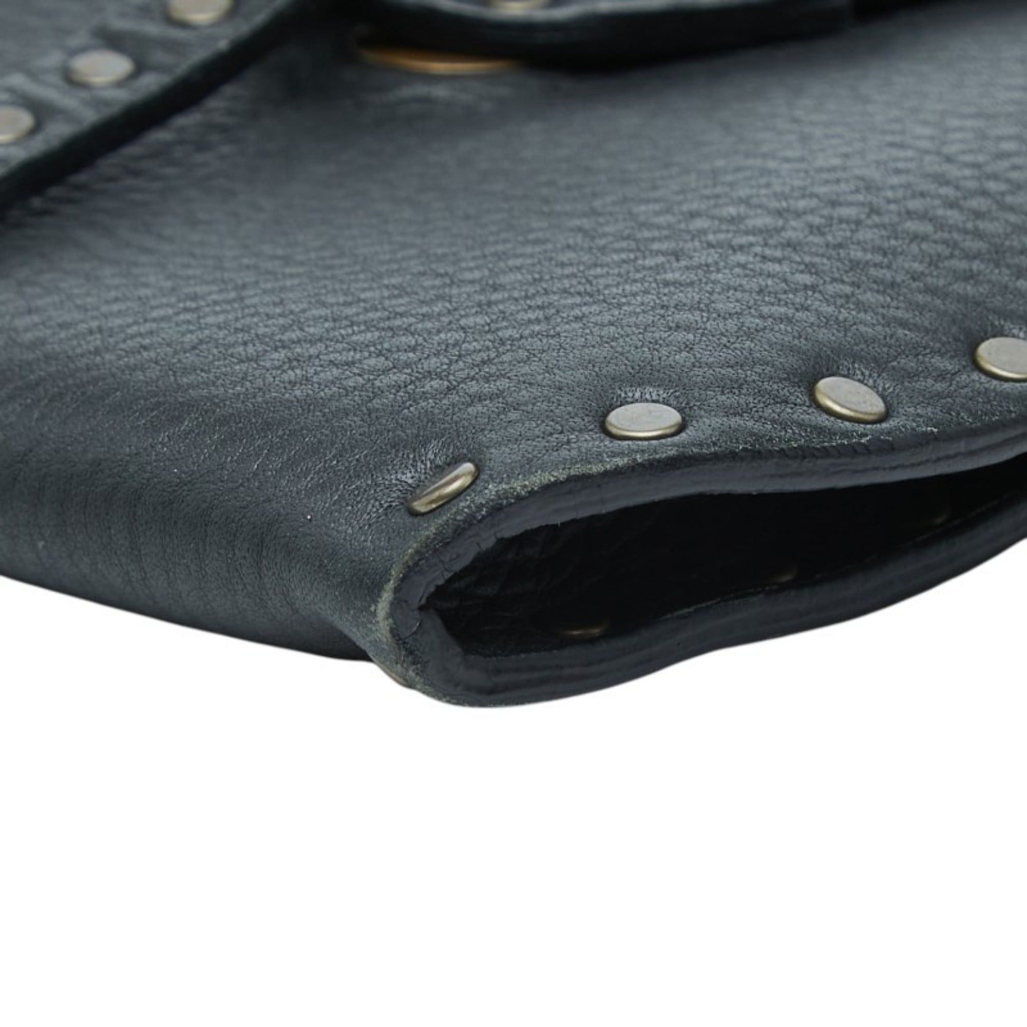 Celine Celine Studded Crossbody Mini Shoulder Bag Pochette in Black Leather for Women Size ONE SIZE - 4 Thumbnail